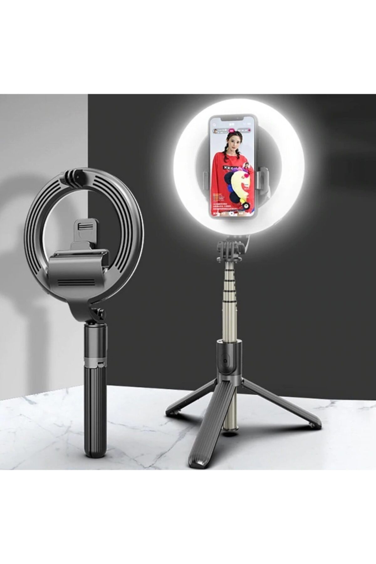 DailyTech Youtuber Mini Tripod Kumandalı Selfi Stick Iring