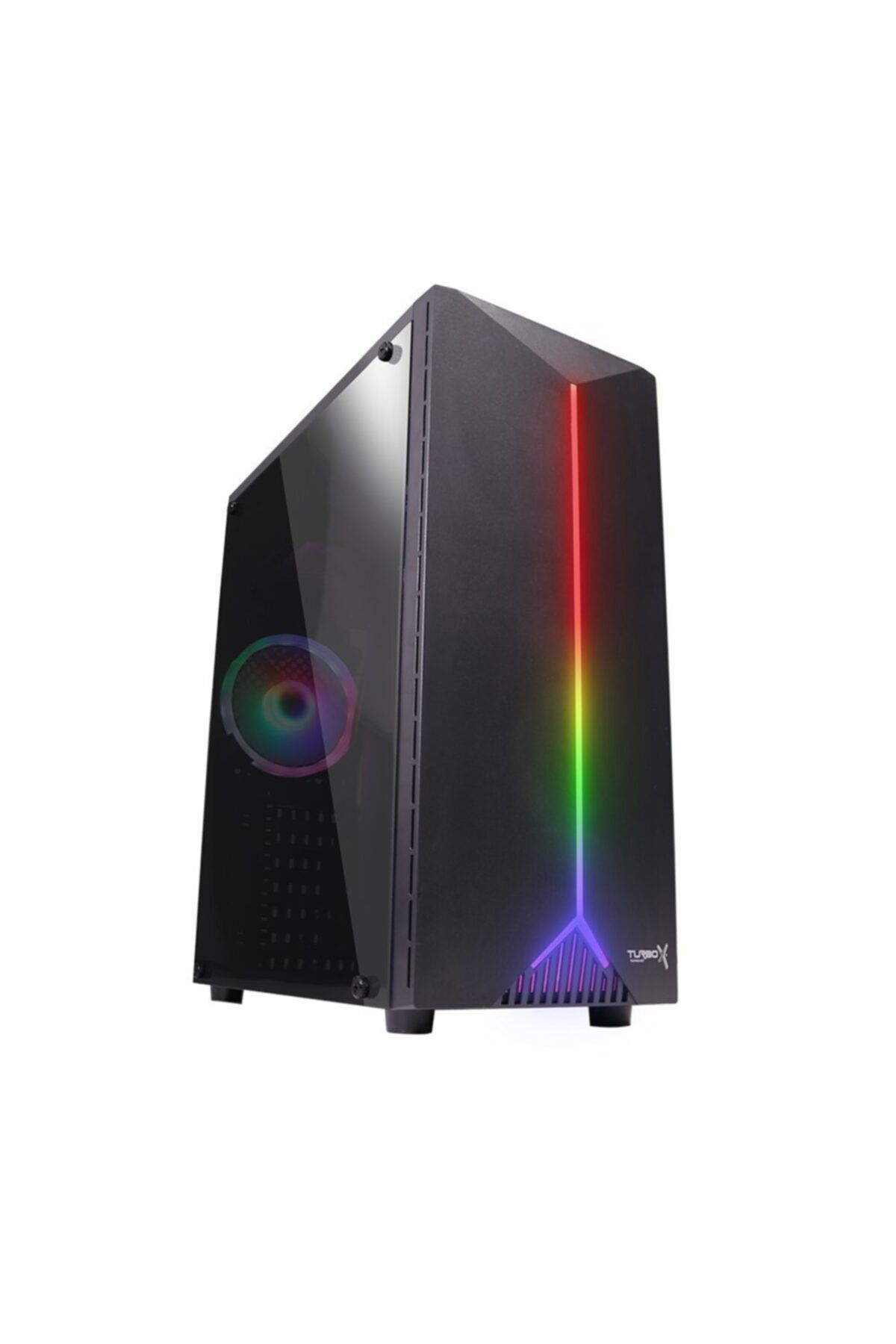 TURBOX Centauri X312b 300w Psu Rgb Şerit Led Usb 3.0 Mid Tower Oyuncu Bilgisayar Kasası
