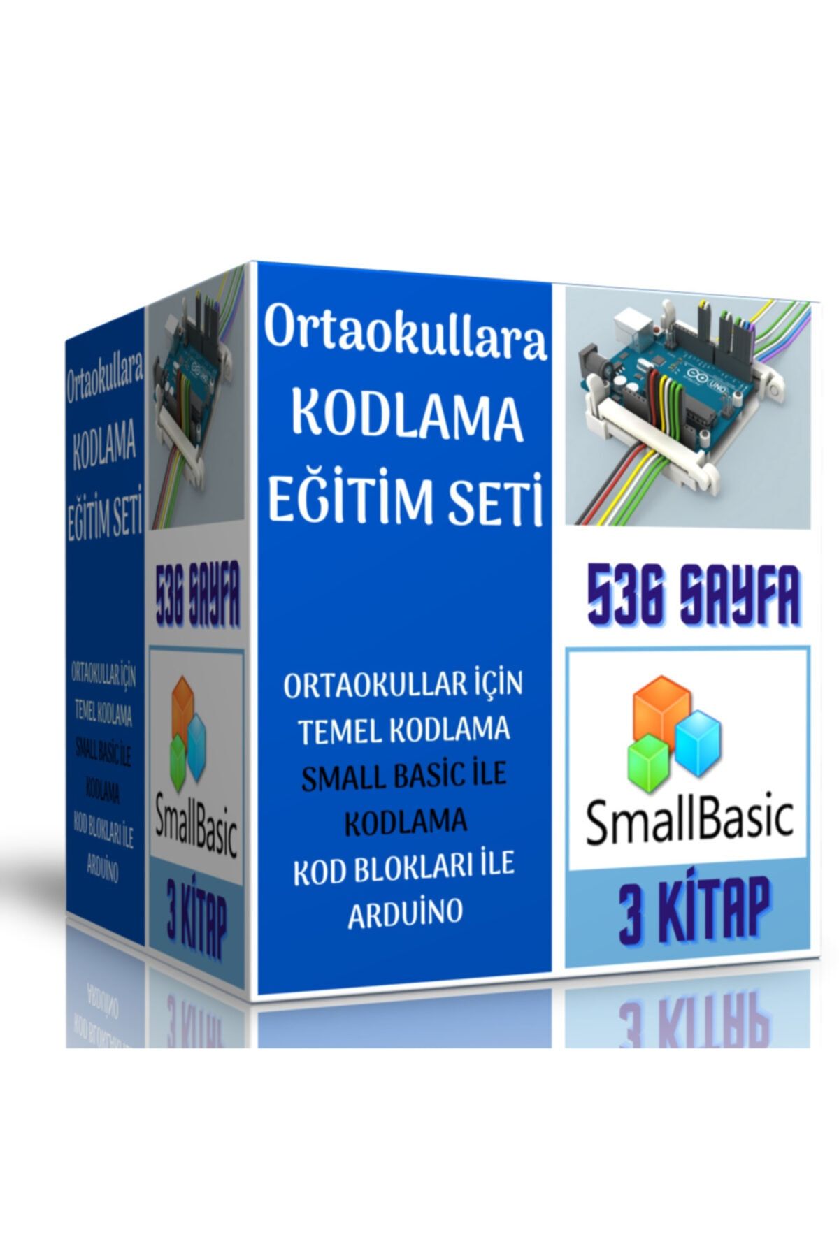 Enine Boyuna Eğitim Ortaokullara Yönelik Kodlama Eğitim Seti (4 Kitap)