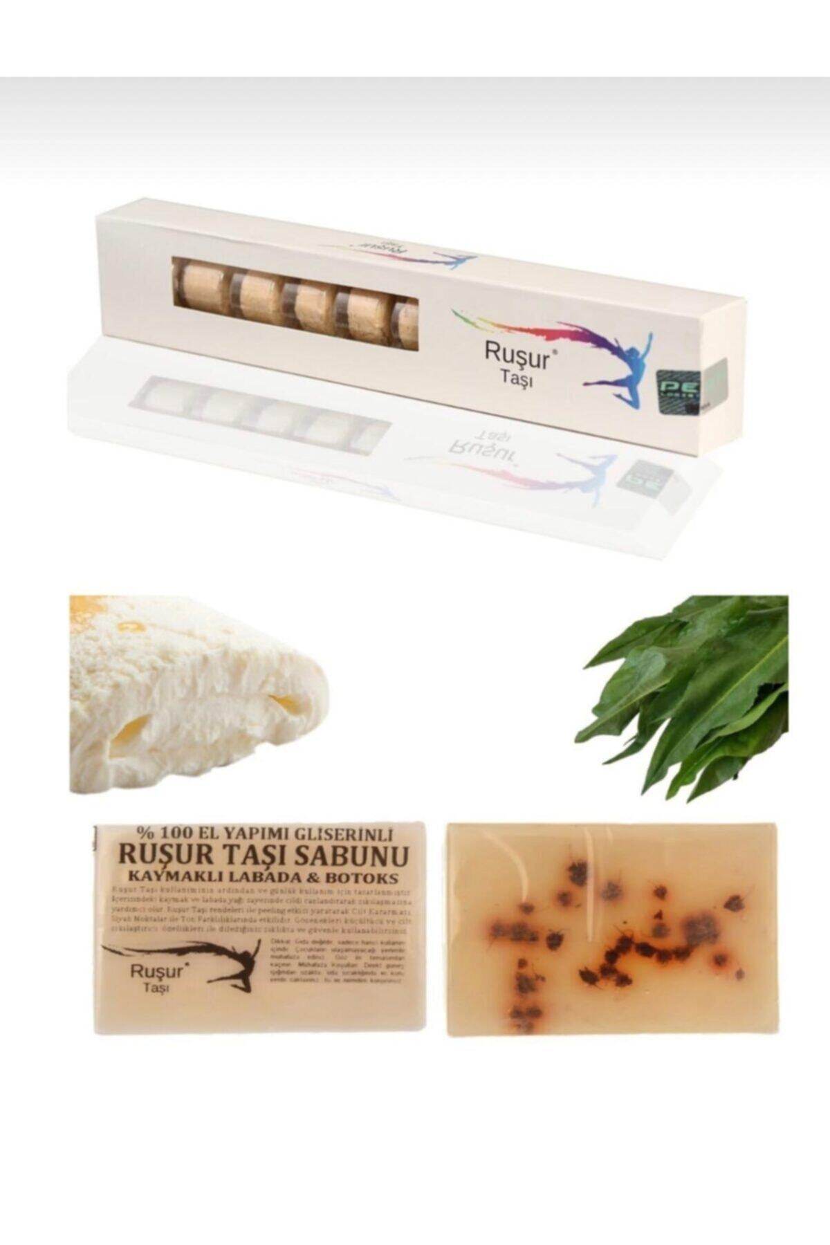 Ruşur Sefidab Ruşur Sefidap Taşı & Kaymaklı Labada Botoks Sabun 10 Lu