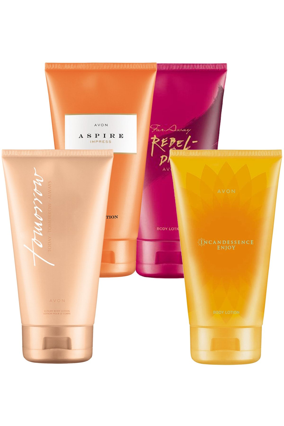AVON Aspire Rebel Diva Tomorrow Ve Incandessence Enjoy Vücut Losyonu Paketi