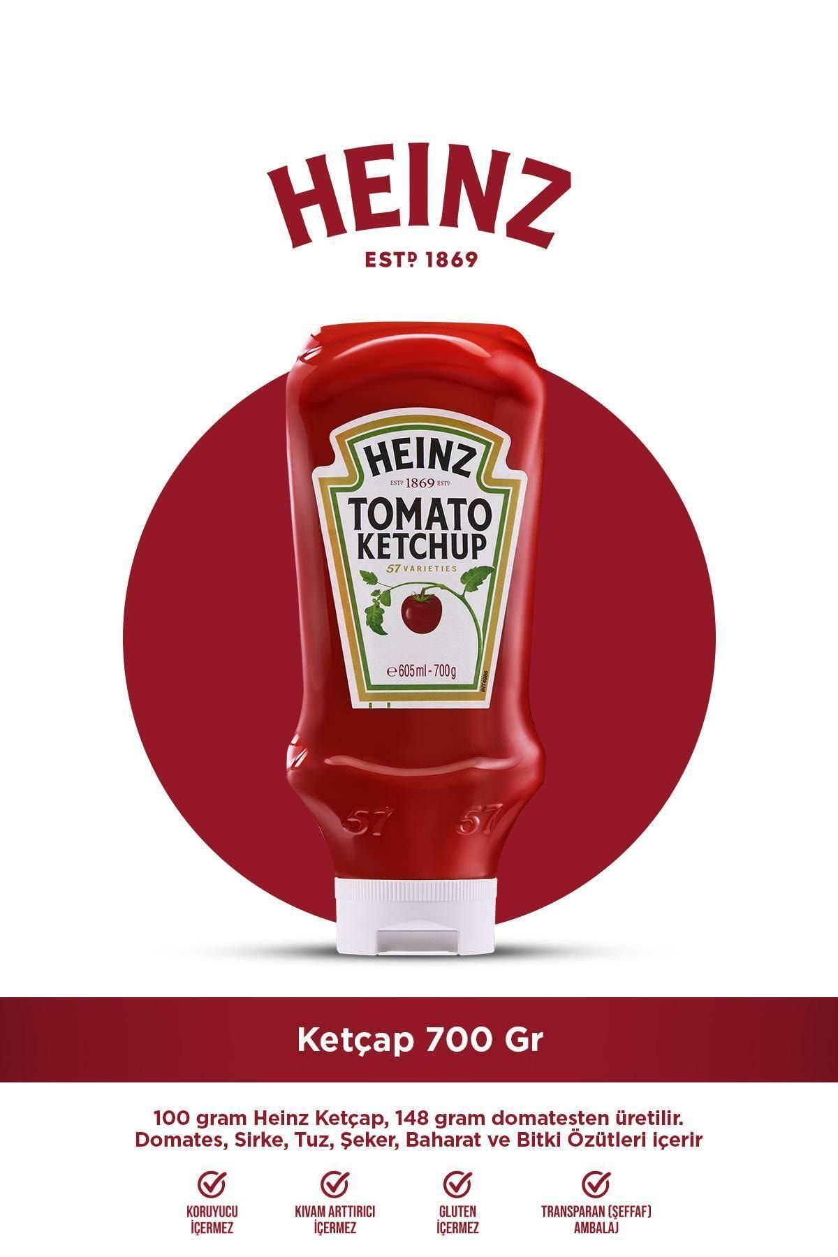 Heinz Ketçap 700 Gr