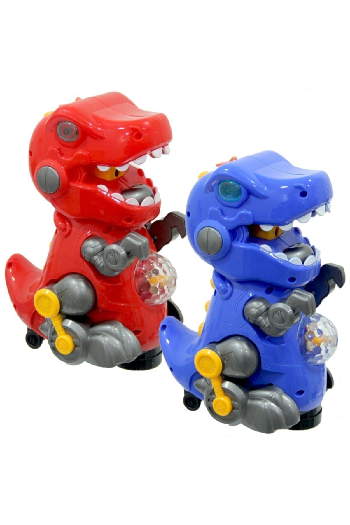 Birlik Pilli Işıklı Duman Püskürten Robot Trex