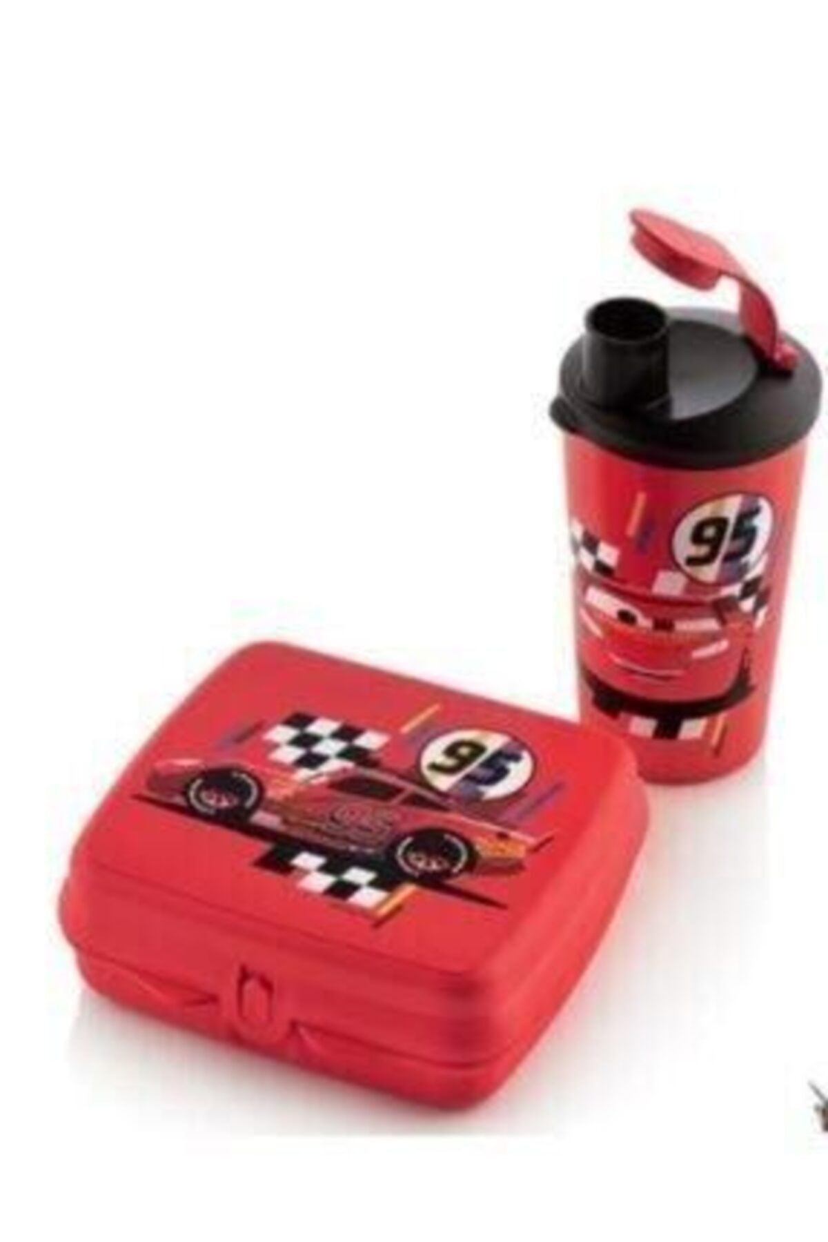 Tupperware Arabalı Set 2li Şimşek Mcqueen
