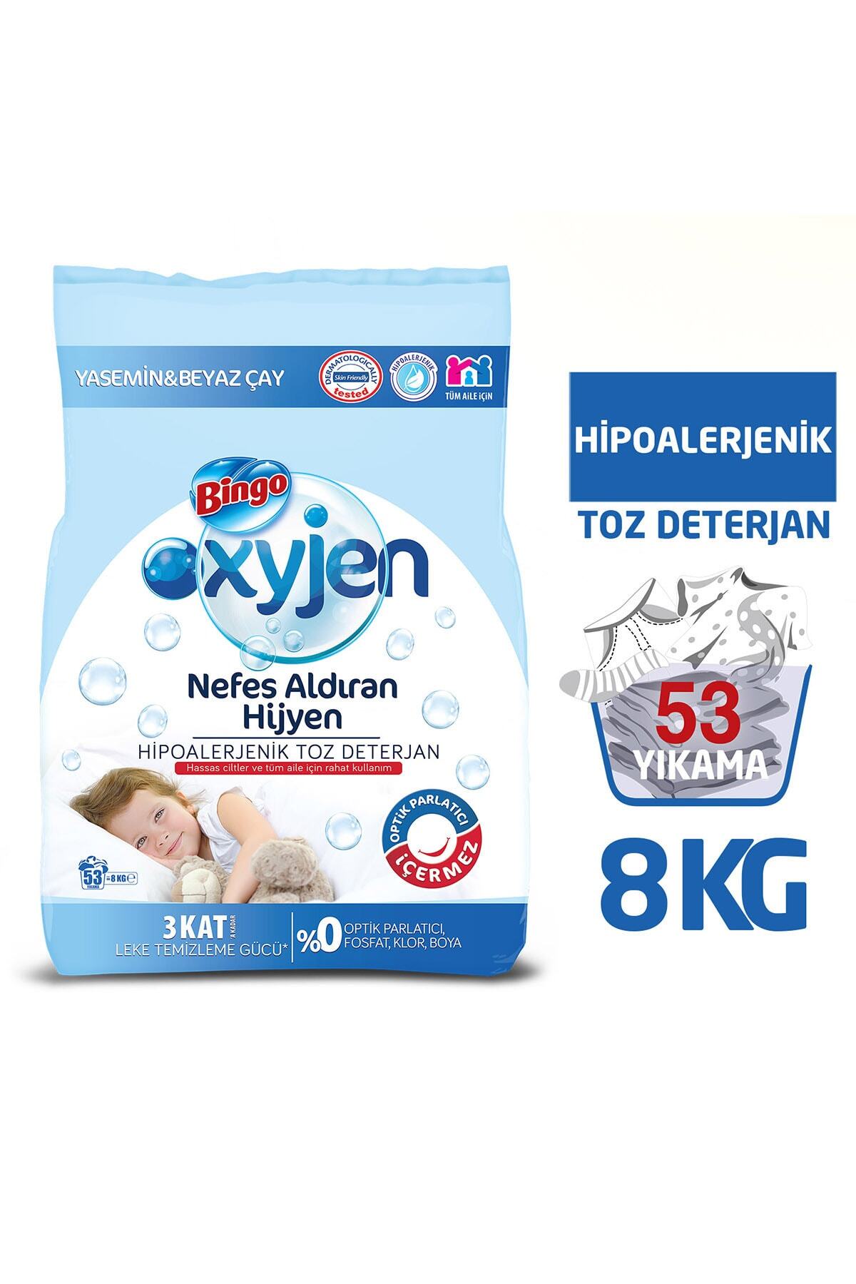 Bingo Oxyjen Toz Deterjan 8 Kg