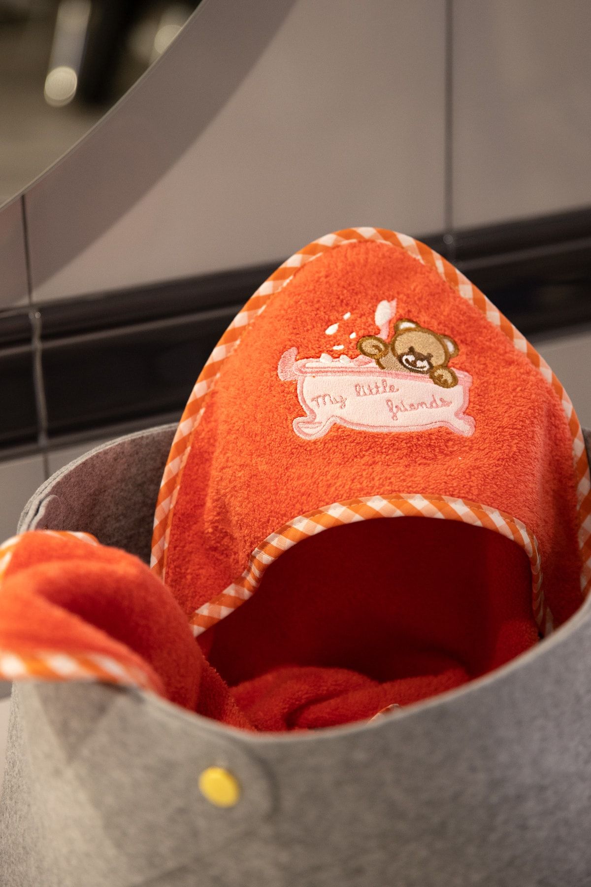 barogi Bebek Kundak Banyo Havlusu Kavuniçi