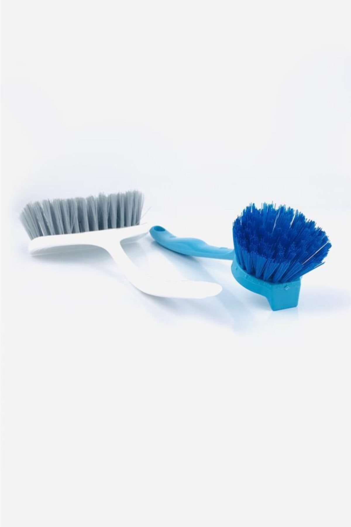 Çanak Sepeti 2'li Plastik Lavabo Küvet Bulaşık Fırçası Seti