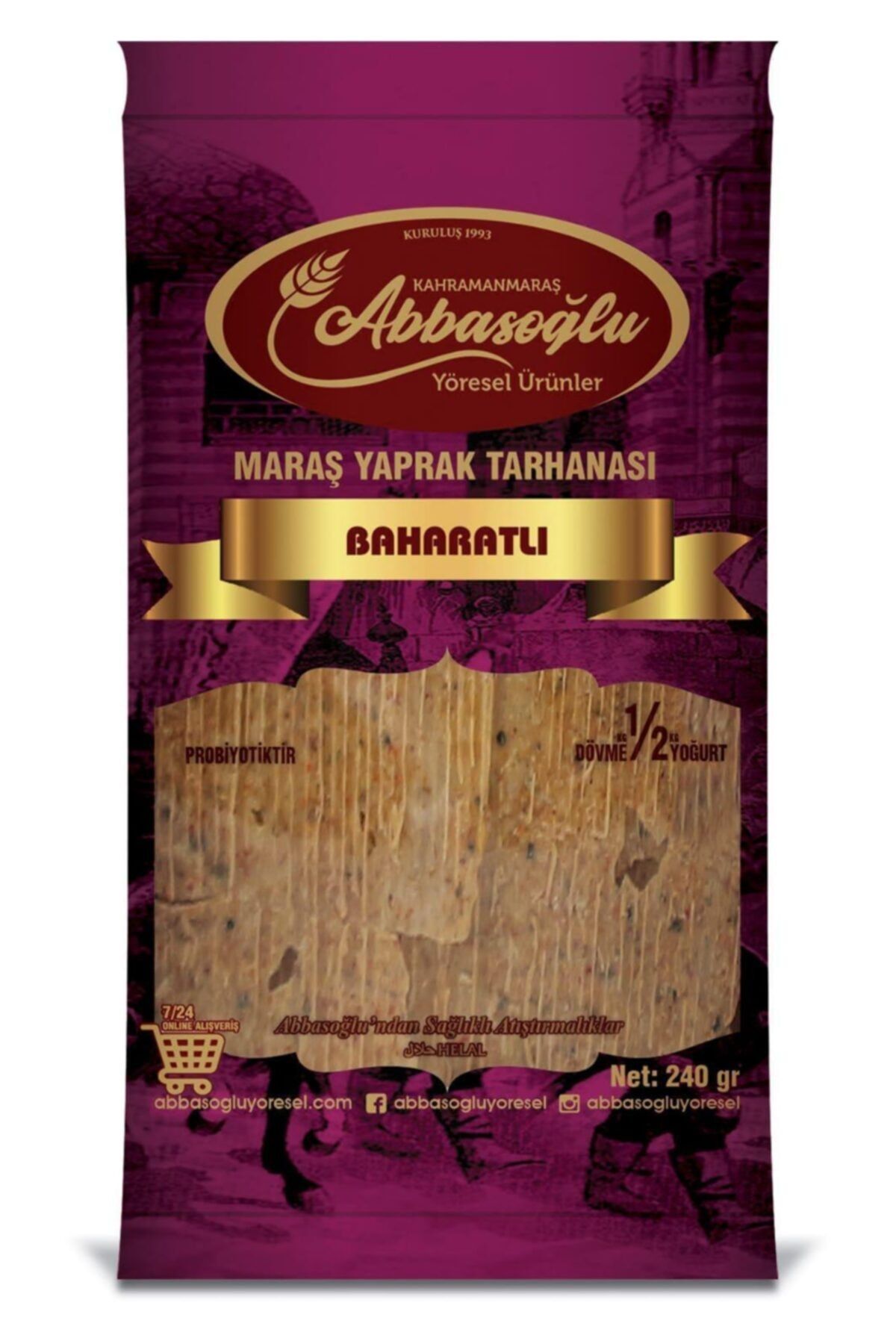 Abbasoğlu Baharatlı Maraş Yaprak Tarhana 240 gr