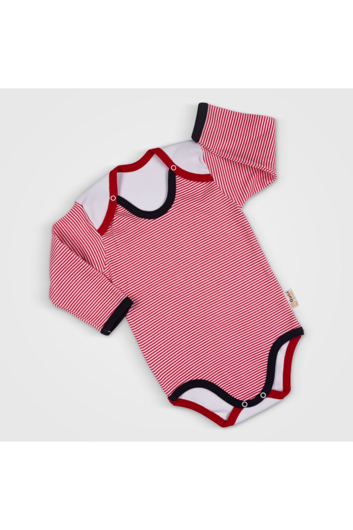 Gubi Kids Unisex Bebek Pembe Çıtçıt Body %100 Pamuk