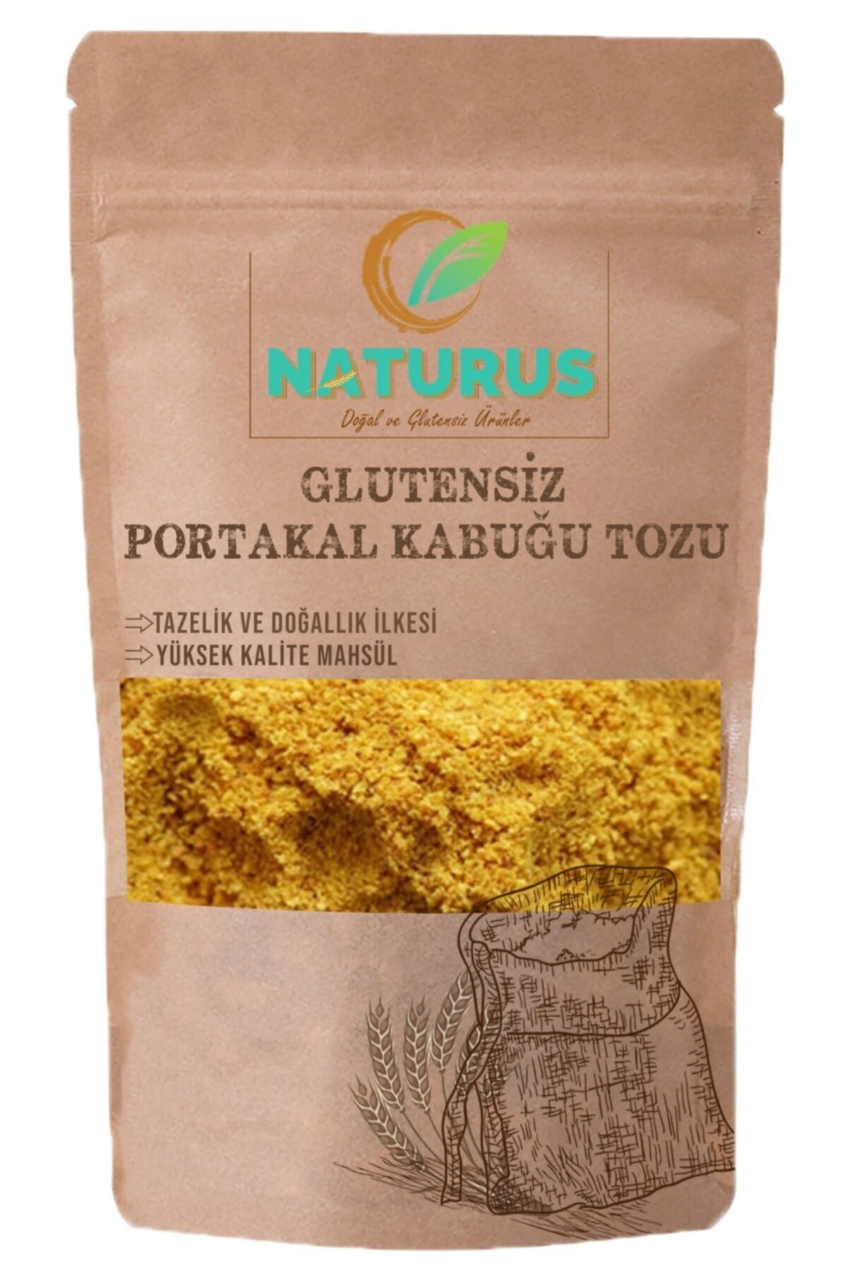 NATURUS Portakal Kabuğu Tozu Glutensiz 150 Gr