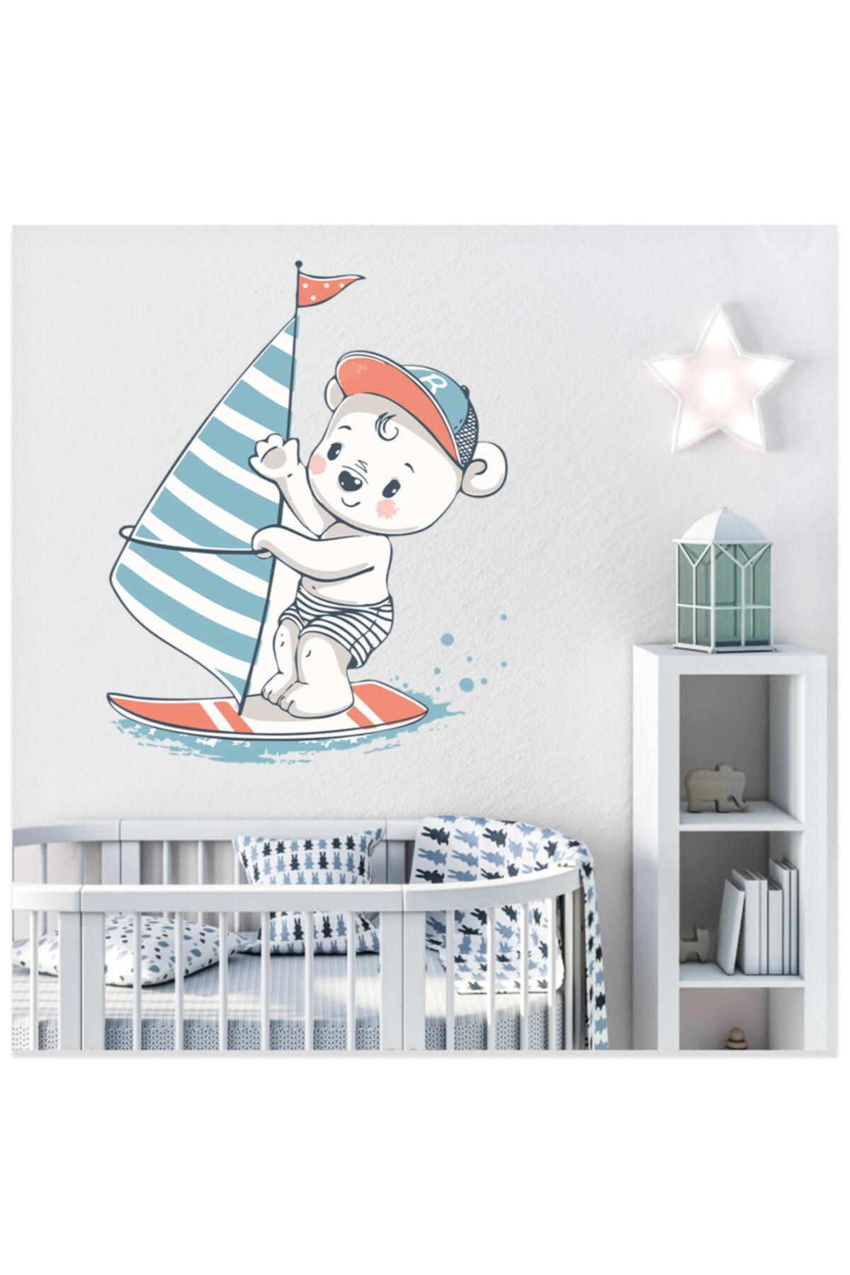 sticker sepetim sorf yapan ayicik cocuk odasi duvar sticker fiyati yorumlari trendyol