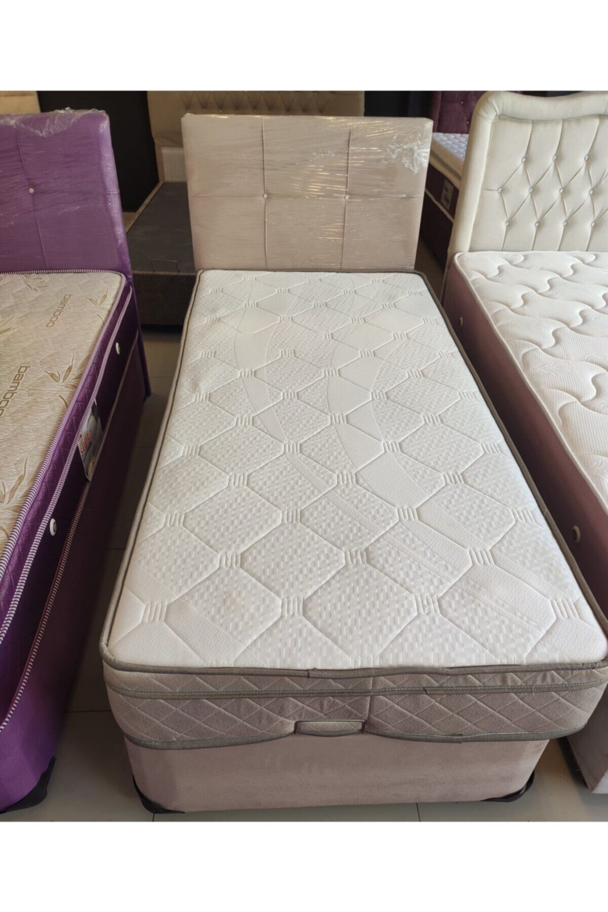 Royal Elit Baza Başlık+ultraortopedik Sabit Pedli Yatak Seti