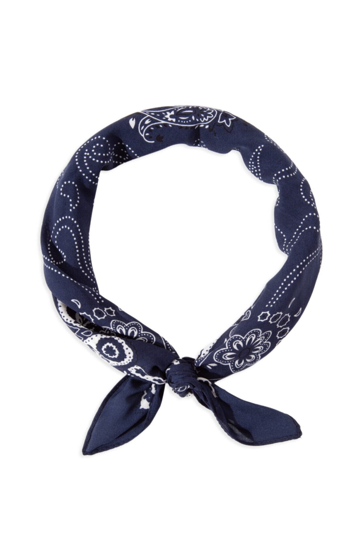 Mavi Lacivert Bandana