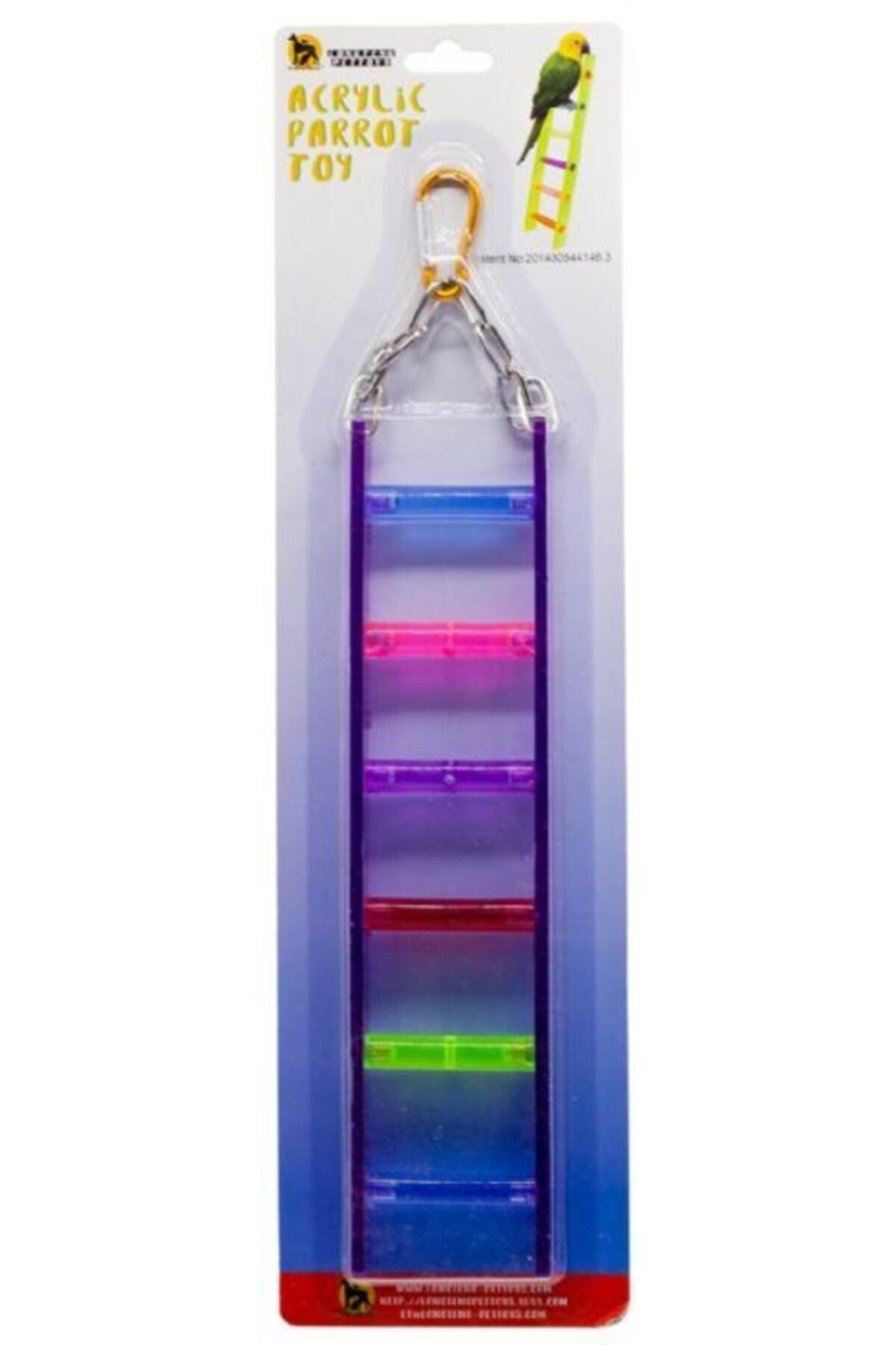 LONGTENG PETTOYS Longteng Kuşlar Için Lüx Akrilik Merdiven 32cm