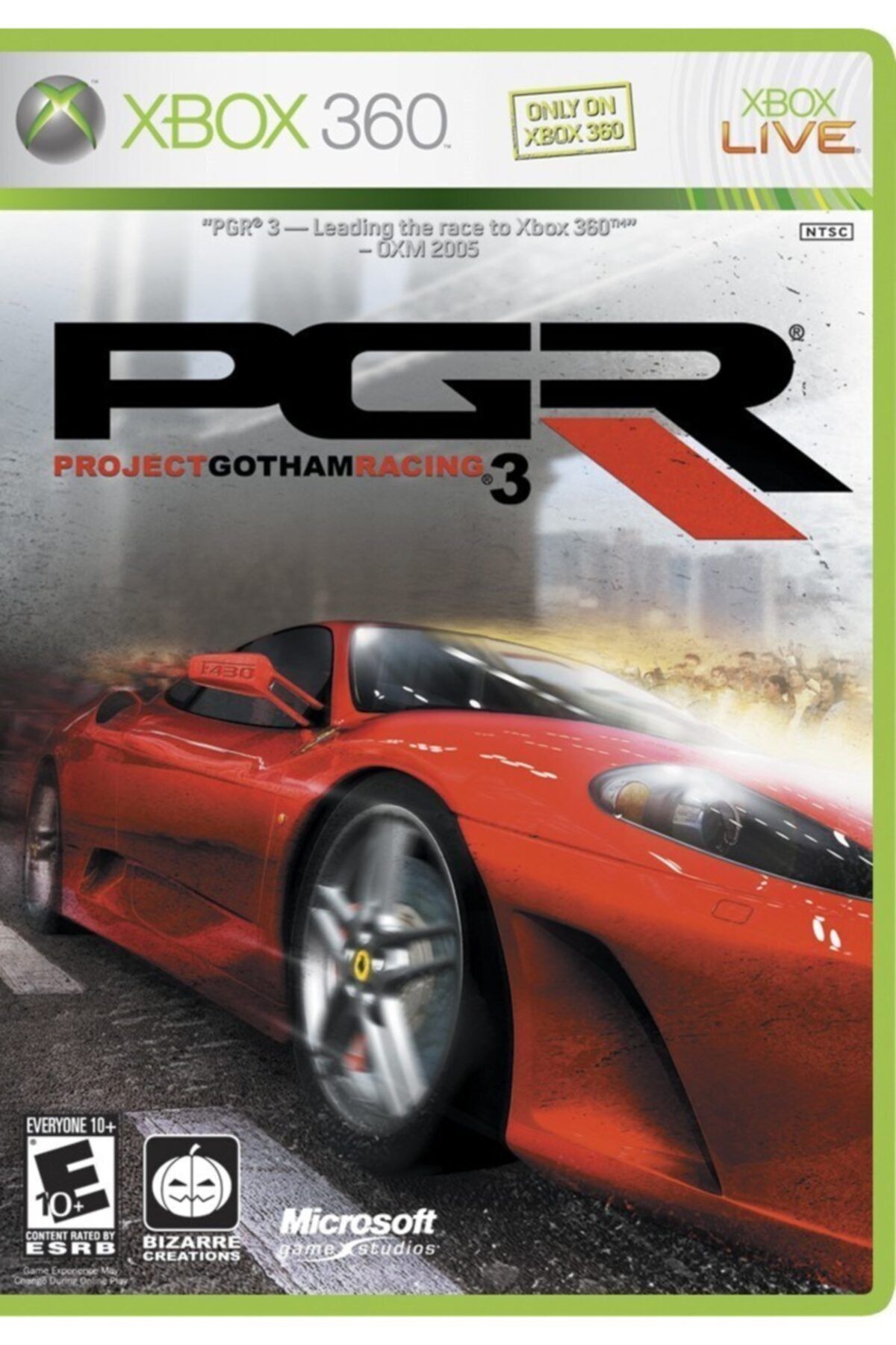 MICROSOFT Project Gotham Racing 3 Xbox 360