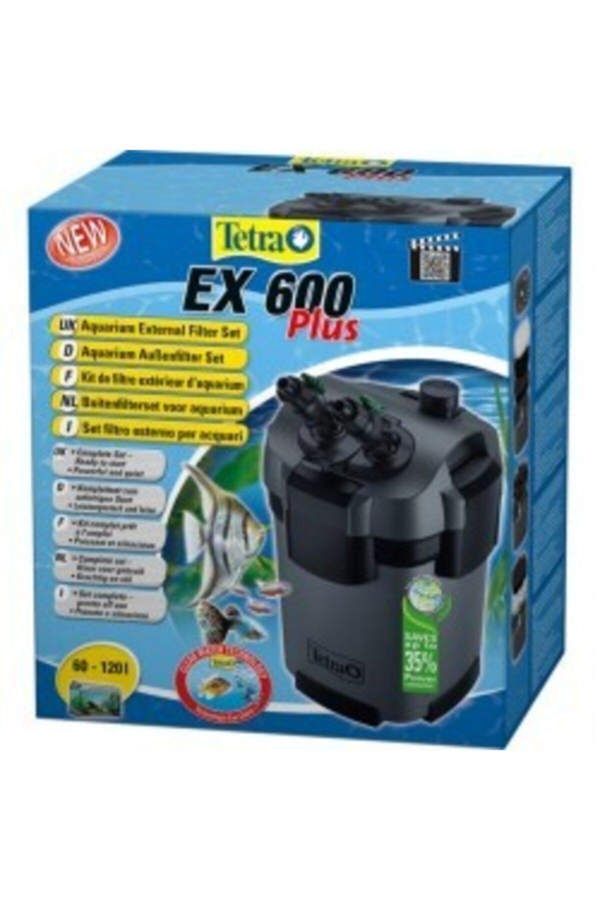 Tetra Ex 600 Plus Akvaryum Dış Filtre 600 L/s-7,5 W