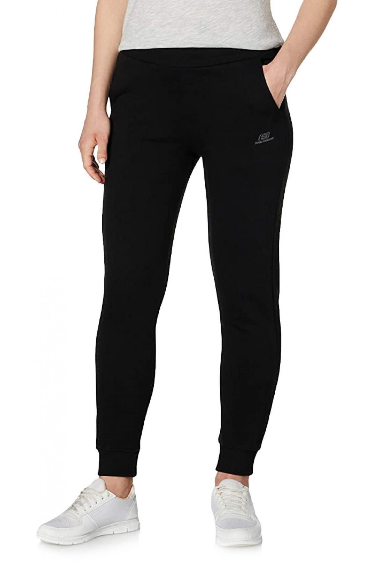 SKECHERS LW Fleece W Jogger Sweatpant Kadın Siyah Eşofman Altı - S202041-001