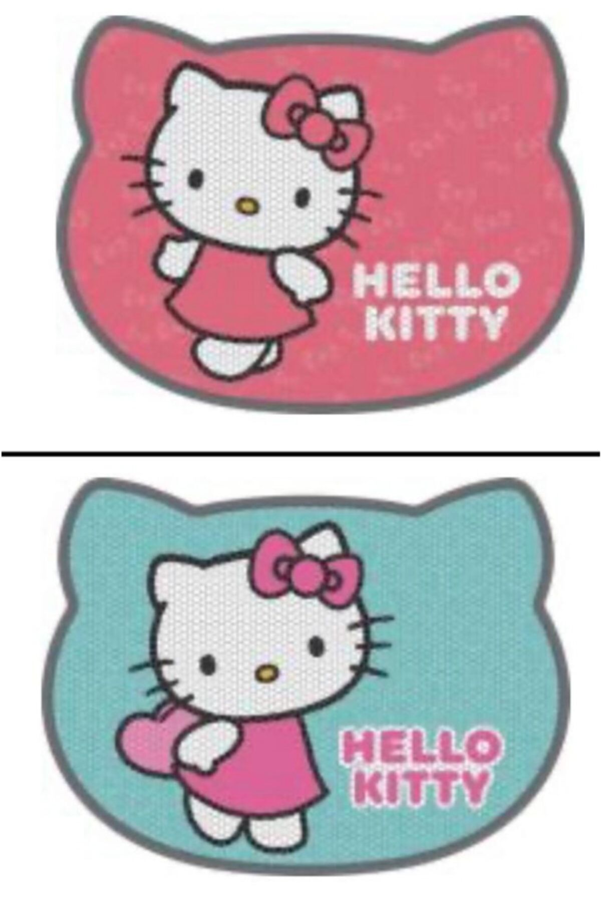 Hello Kitty Hello Kıtty Kedi Desenli Elekli Kedi Tuvalet Önü Paspası