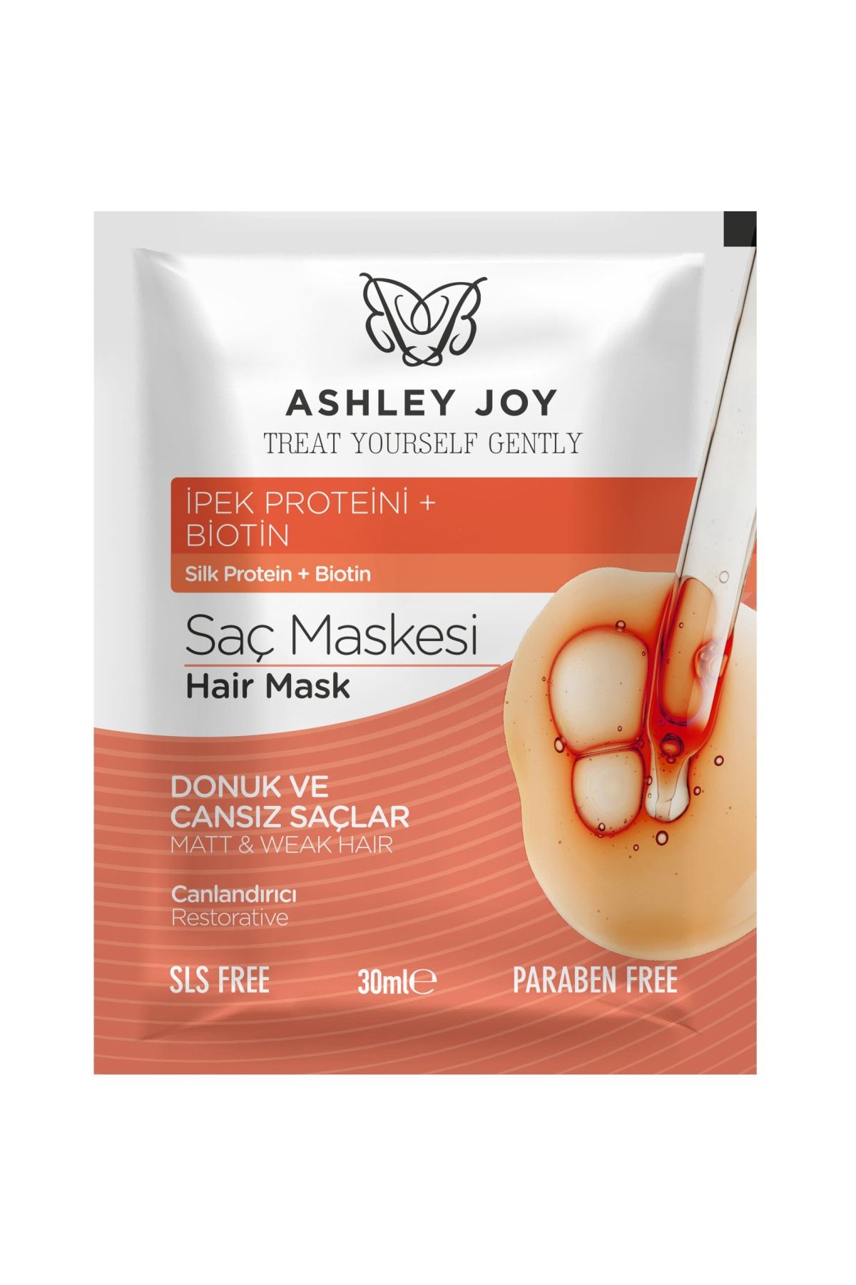 ASHLEY JOY Saç Maskesi Canlandırıcı 30 ml