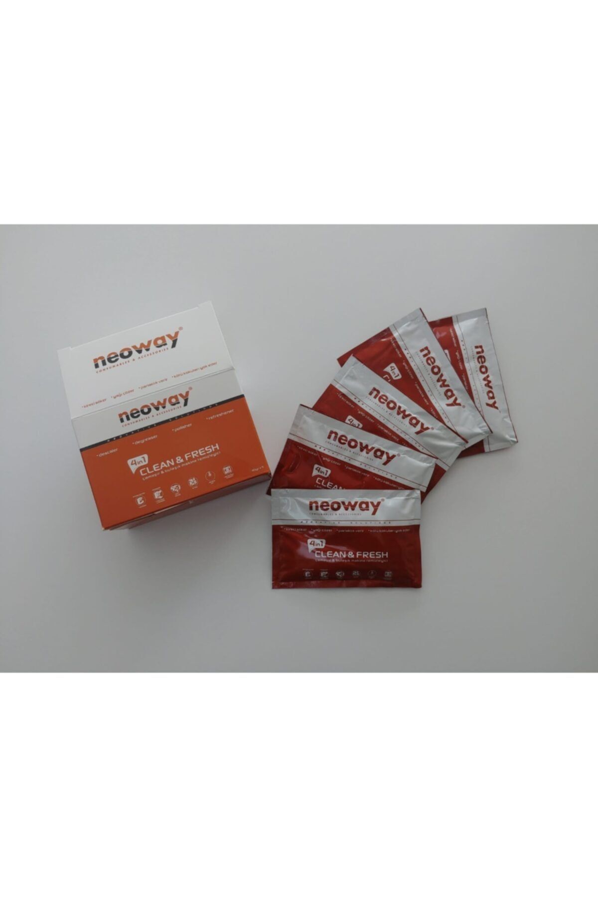 NEOWAY 4in1 Clean Fresh Çamaşır Makinası Temizleyici 5 Adet