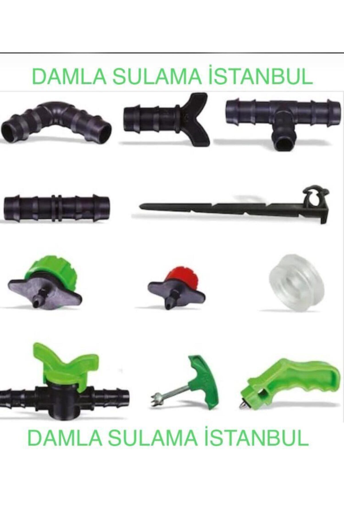 DAMLA SULAMA İSTANBUL Damla Sulama 20 Mm Deliksiz Mega Kit 1.200 Metre