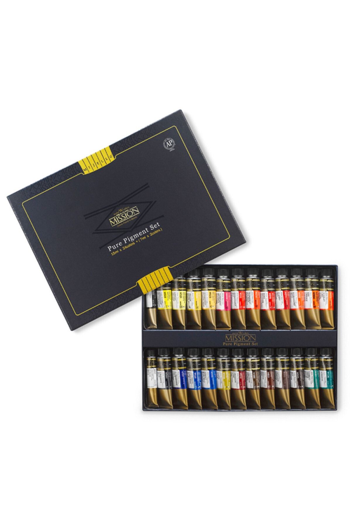 Mijello Mission Gold Class Pigment Suluboya 15ml x 24 Renk + 2 151082