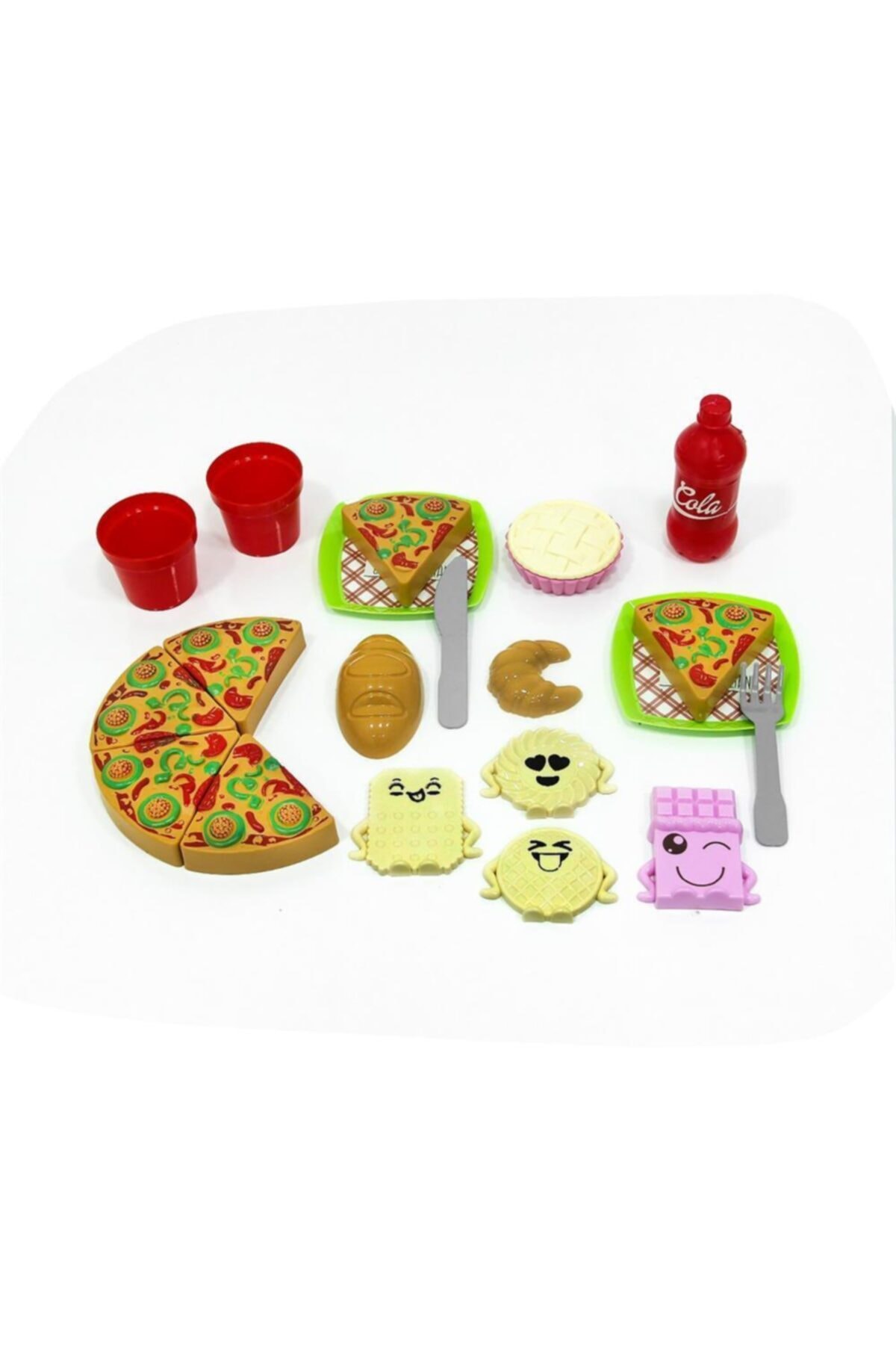 efe toys ucar oyuncak tableware food buyuk pizza ve tatli cesitleri seti fiyati yorumlari trendyol