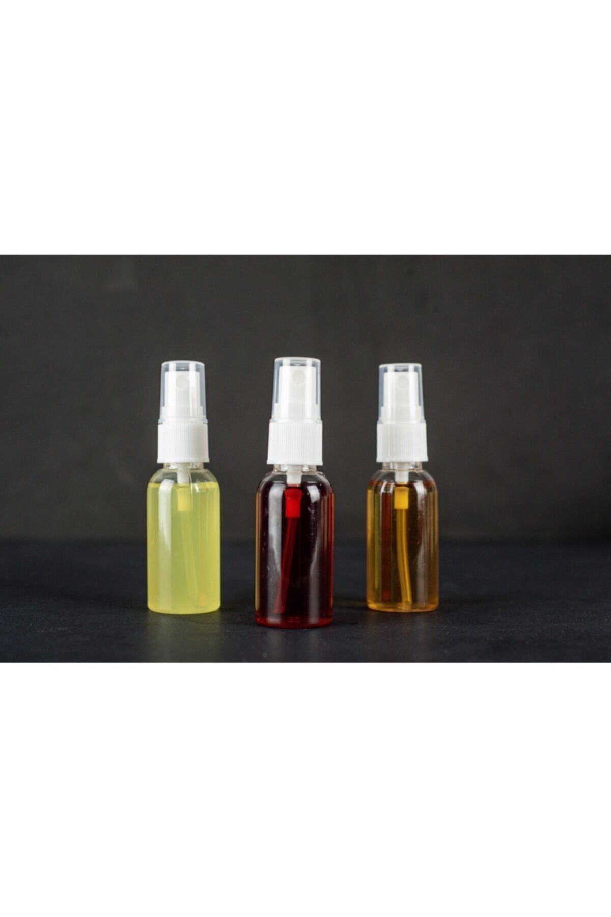 Placity 10 Adet 30ml Boş Şişe Sprey Başlık Kolonya Sıvı Dezenfektan Likit Şişe