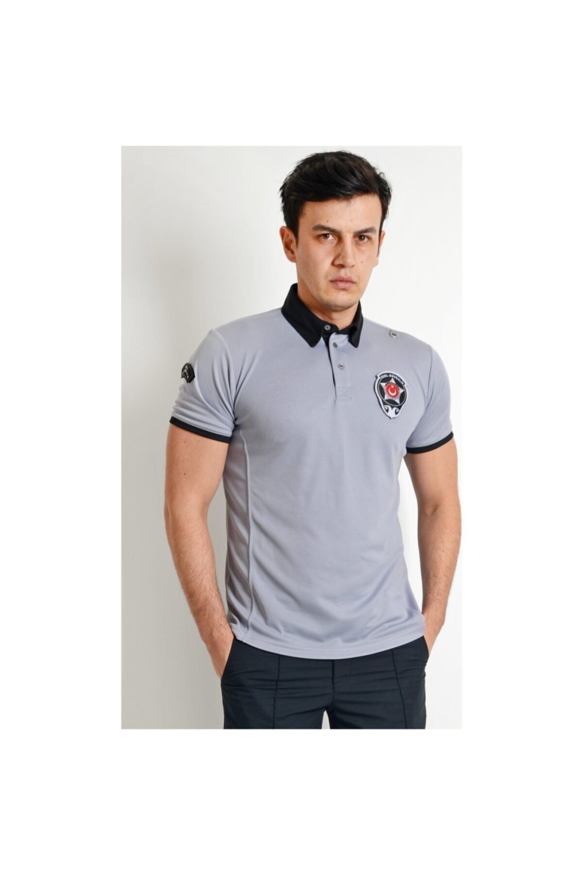 Anatolia Erkek Gri Yeni Tip Özel Güvenlik T-shirt