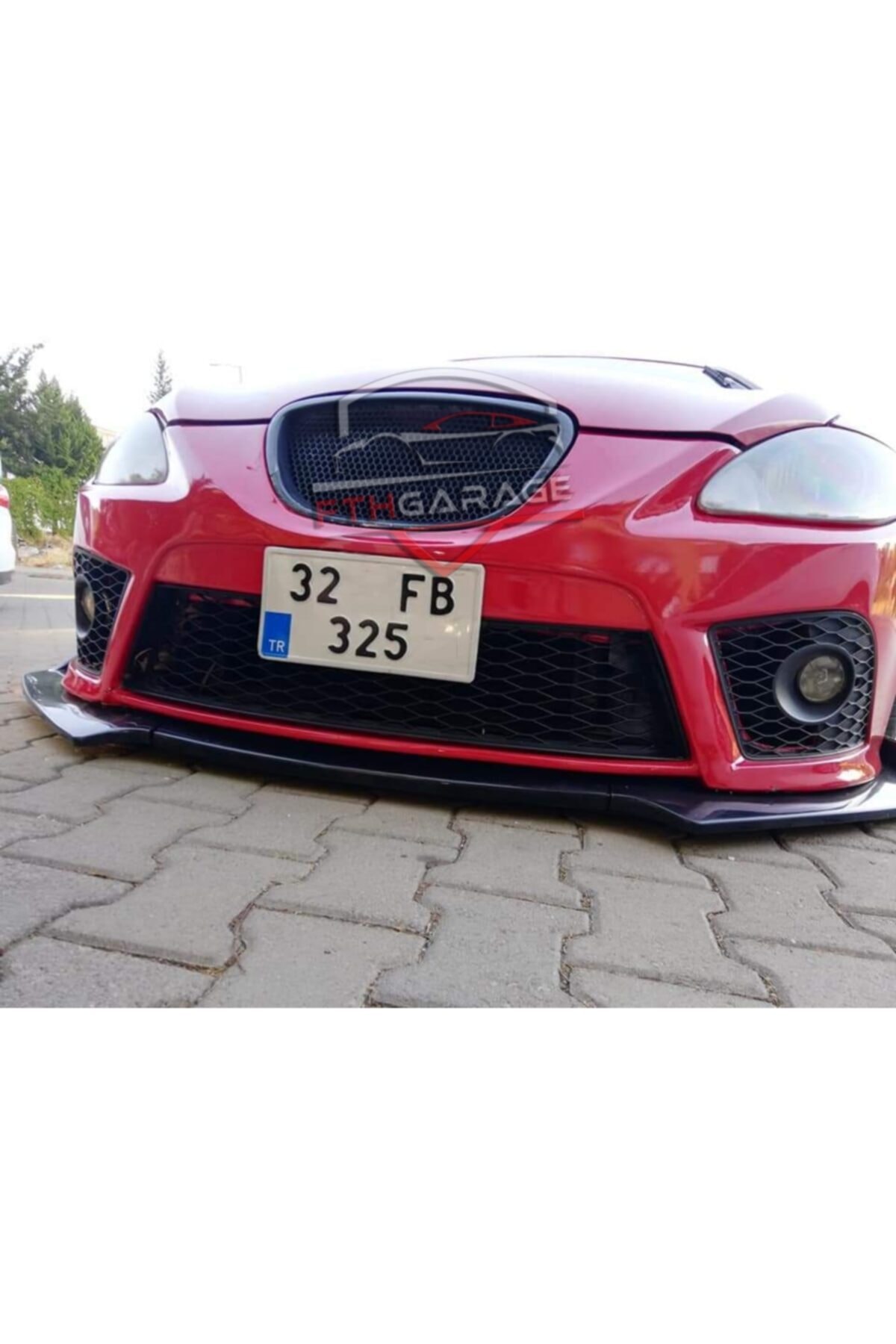 FTH GARAGE Seat Leon Mk2 Esnek Kanatlı Ön Lip 3 Parça