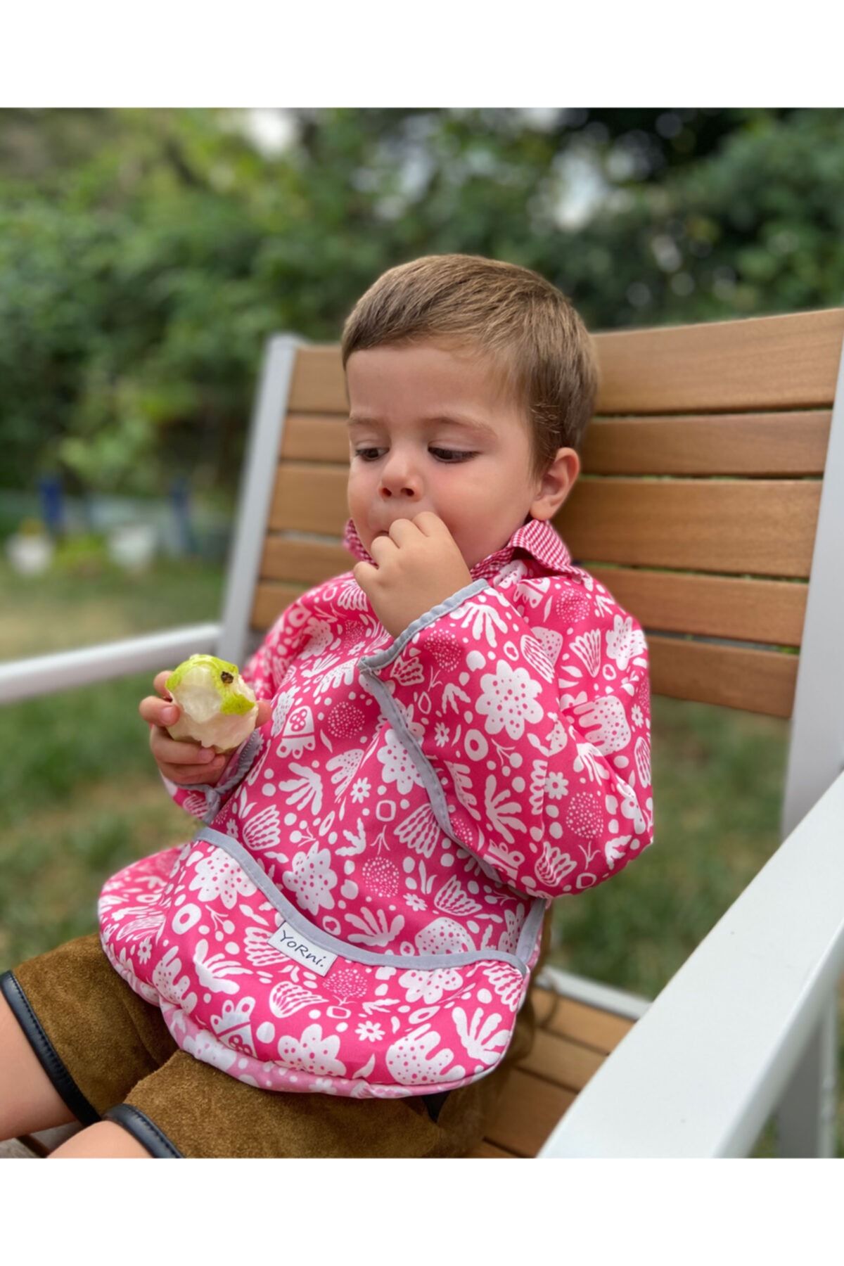 yorni Deluxe Uzun Kollu Bebek Mama Önlüğü 2-4yaş
