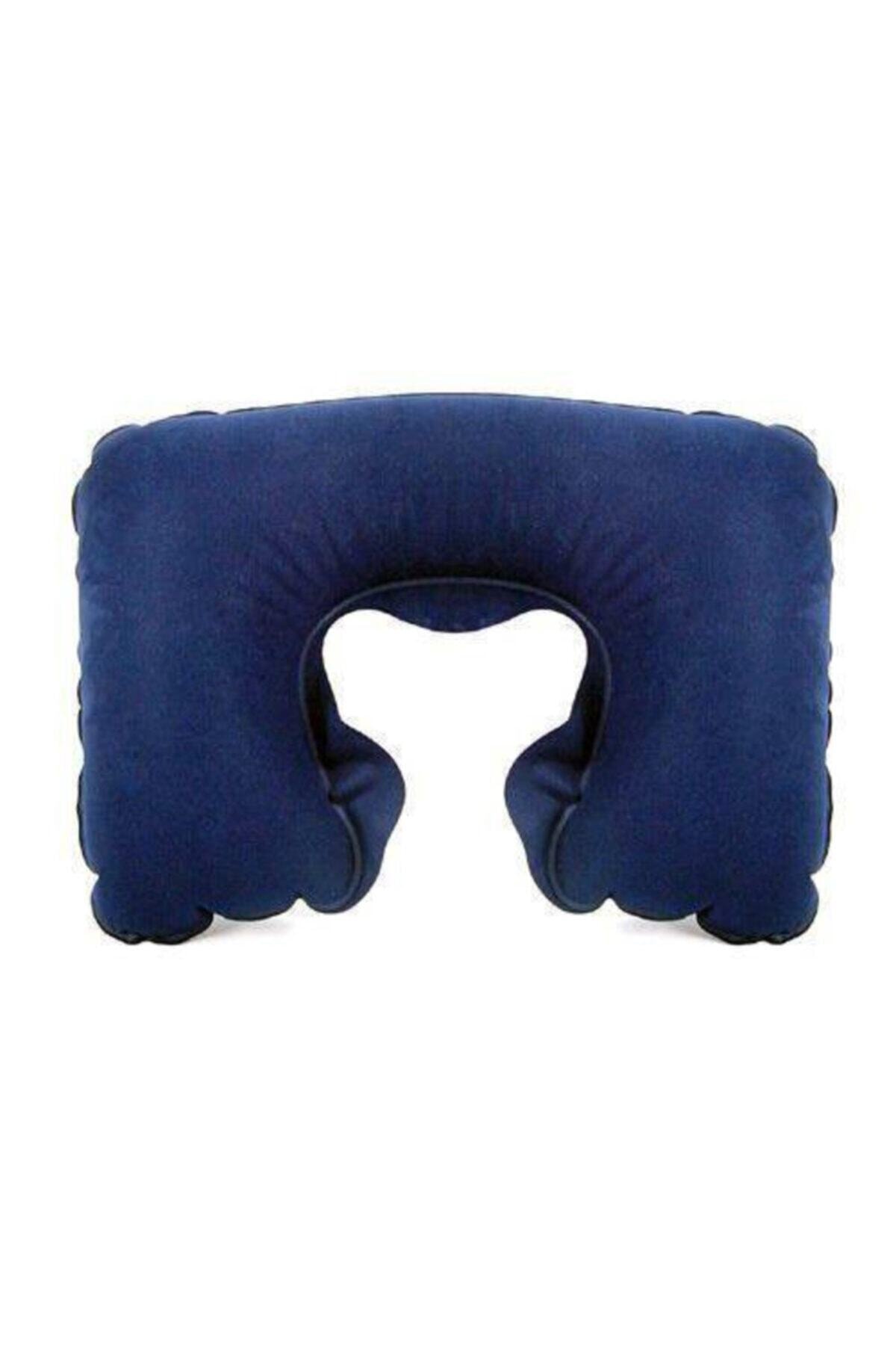 Biomak Otobüste Arabada Rahat Yolculuk Için Şişme Seyahat Yastığı