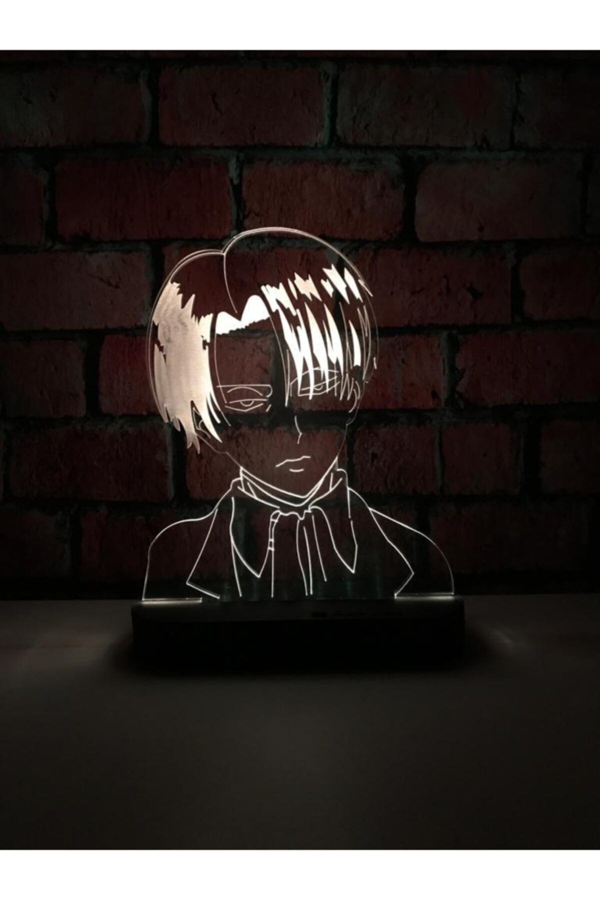 PETRADESIGN Attack On Titan Levi Ackerman Anime Masa Lambası