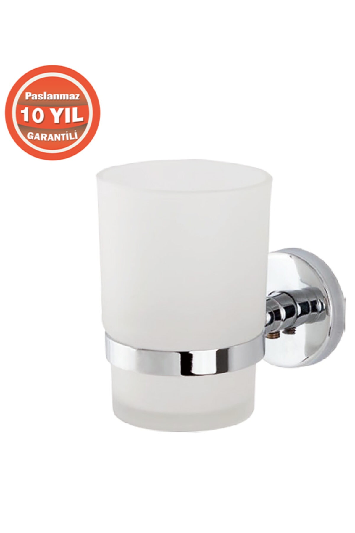 ÇELİK BANYO Paslanmaz Pirinç Cam Karaca Diş Fırçalık (10 YIL GARANTİLİ)