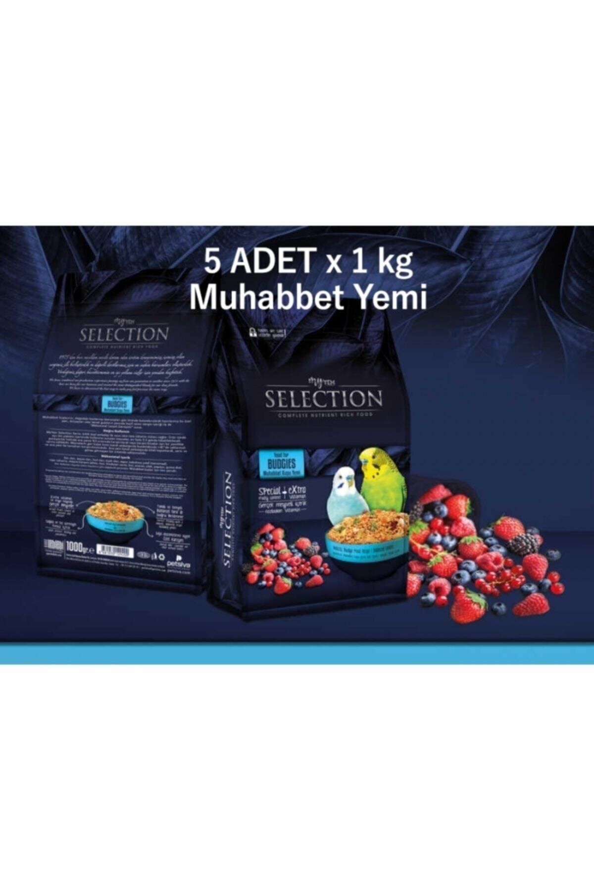 No Label Myyem Selection Meyveli Muhabbet Yemi 1kg X 5 Adet