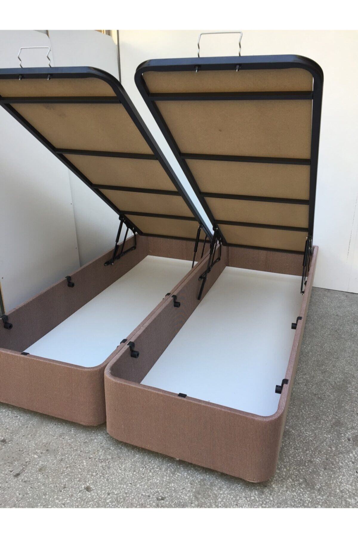 BENGİ TİCARET Bengi Çift Kişilik Sandıklı Baza 150*200 Standart Kumaş