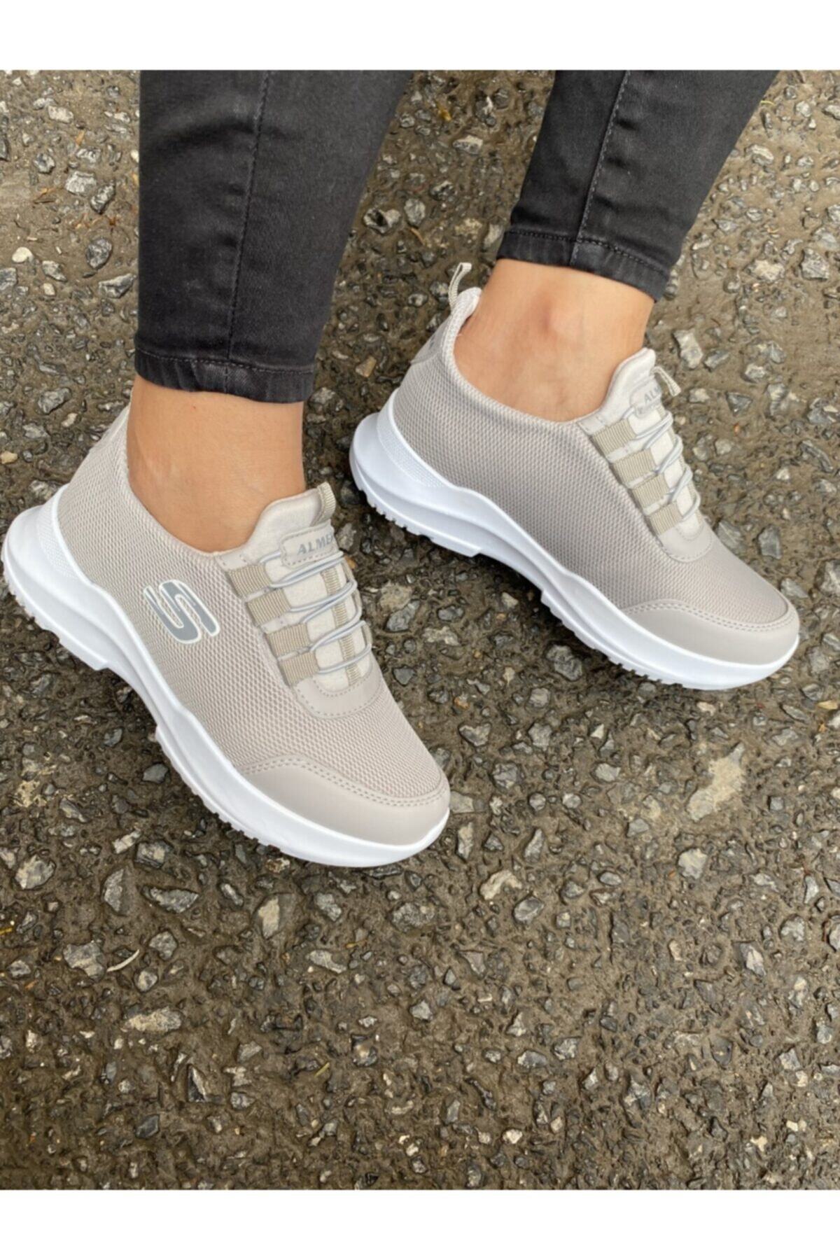 haykmar Unisex Buz Gri Sneaker Spor Ayakkabı