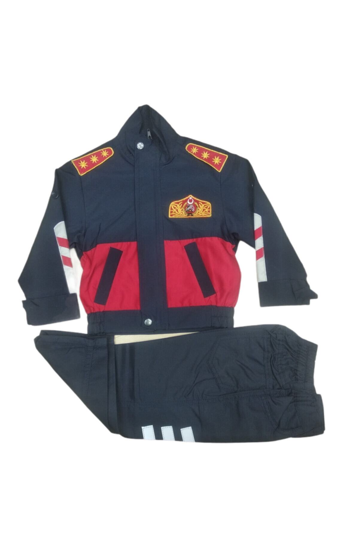 Şeker Çocuk Itfaiye Çocuk Kostümü