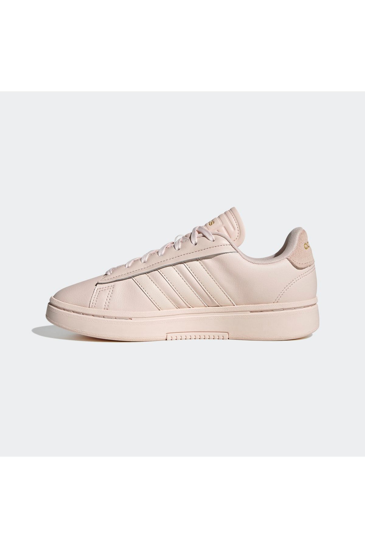 Adidas neo cloudfoam hot sale advantage clean pink gold
