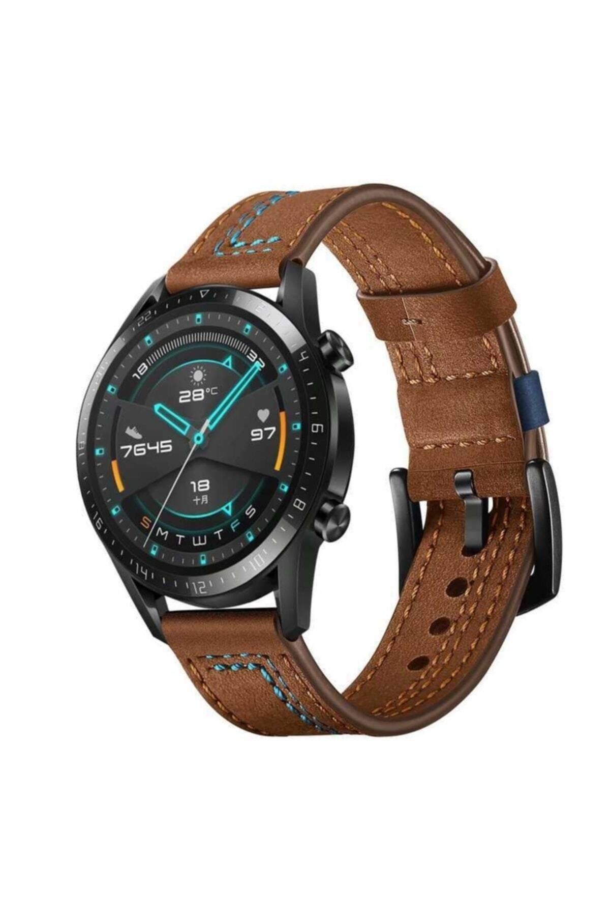 Bracelet cuir cheap huawei watch gt