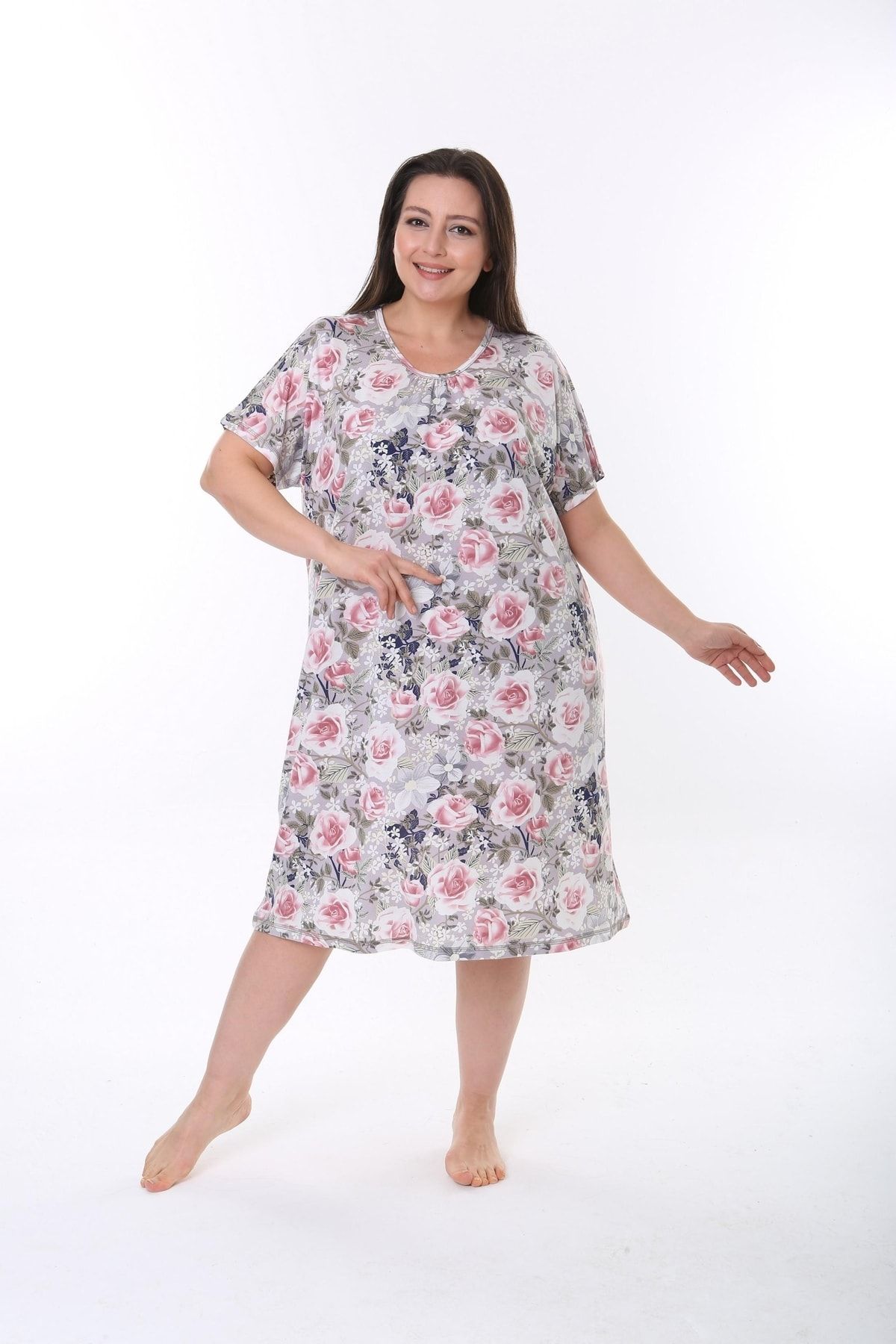 Plus size bamboo nightgown online