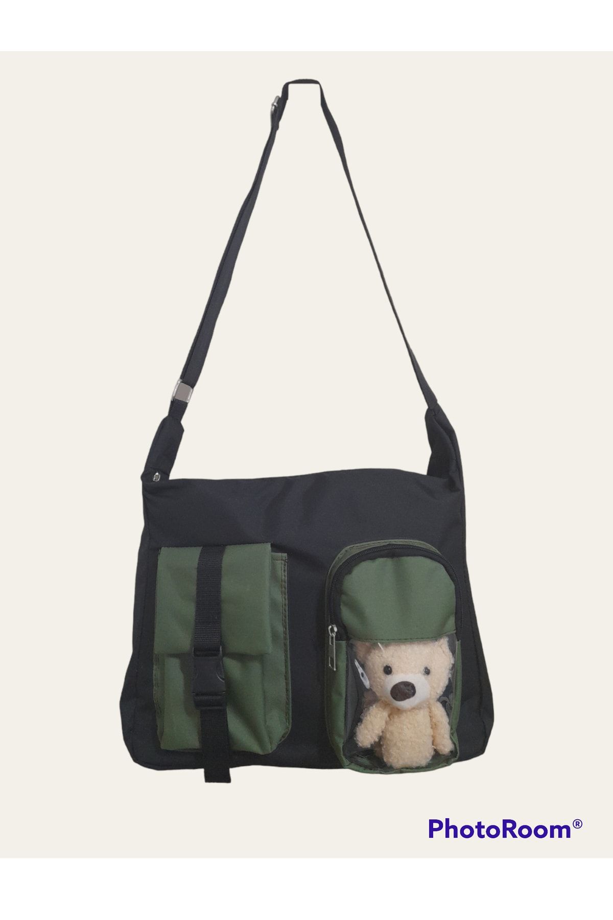 nar Aksesuar Messenger Bag Black Plain Trendyol