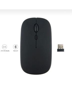 Tüm Cihazlara Uyumlu Mouse Bluetooth Wireless Şarjlı Fare 2.4g Macbook Ipad Bilgisayar Telefon Image 0