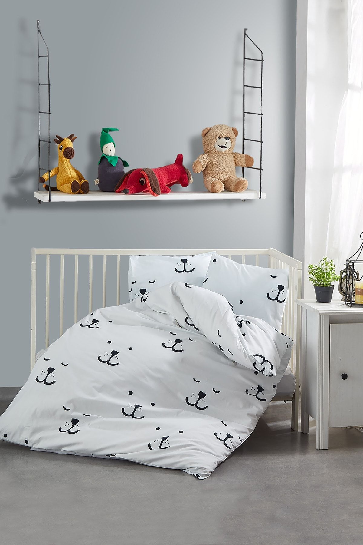 BONJARDİNHOME %100 Organik Pamuk Unisex Bebek Nevresim Takımı