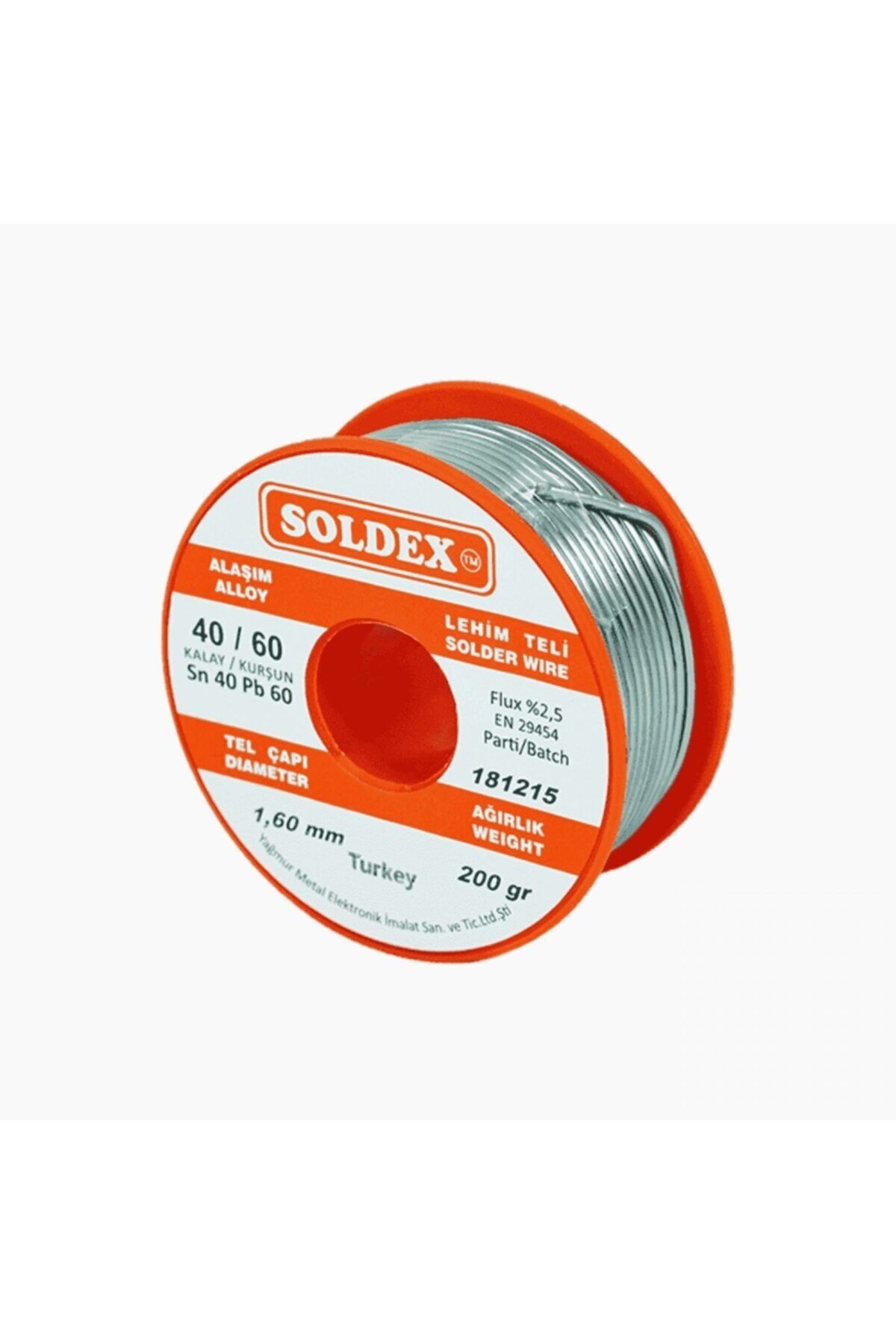 Soldex 40/60 Lehim Teli 200gr 1.60mm