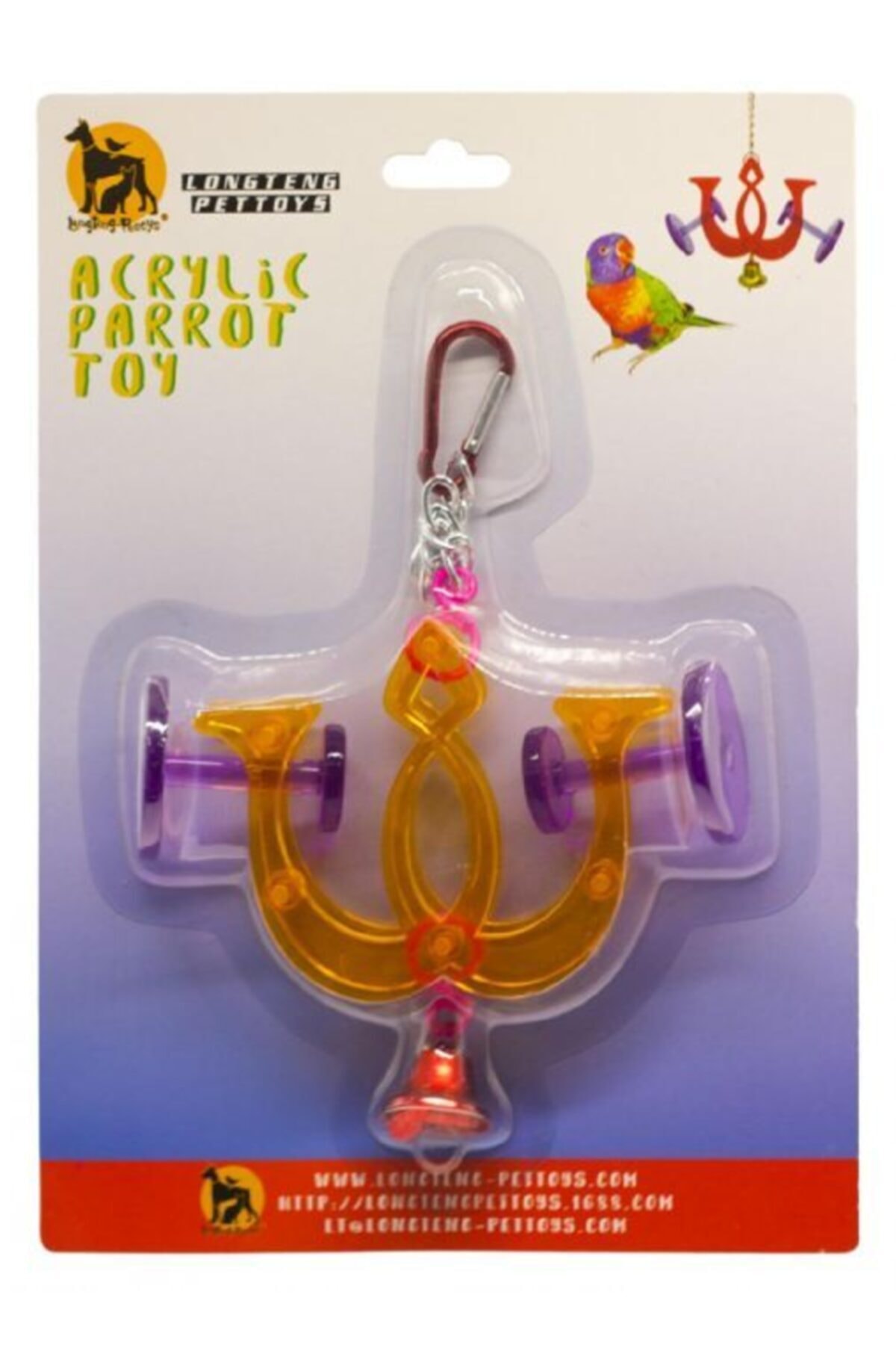 LONGTENG PETTOYS Longteng Kuşlar Için Lüx Akrilik Oyuncak