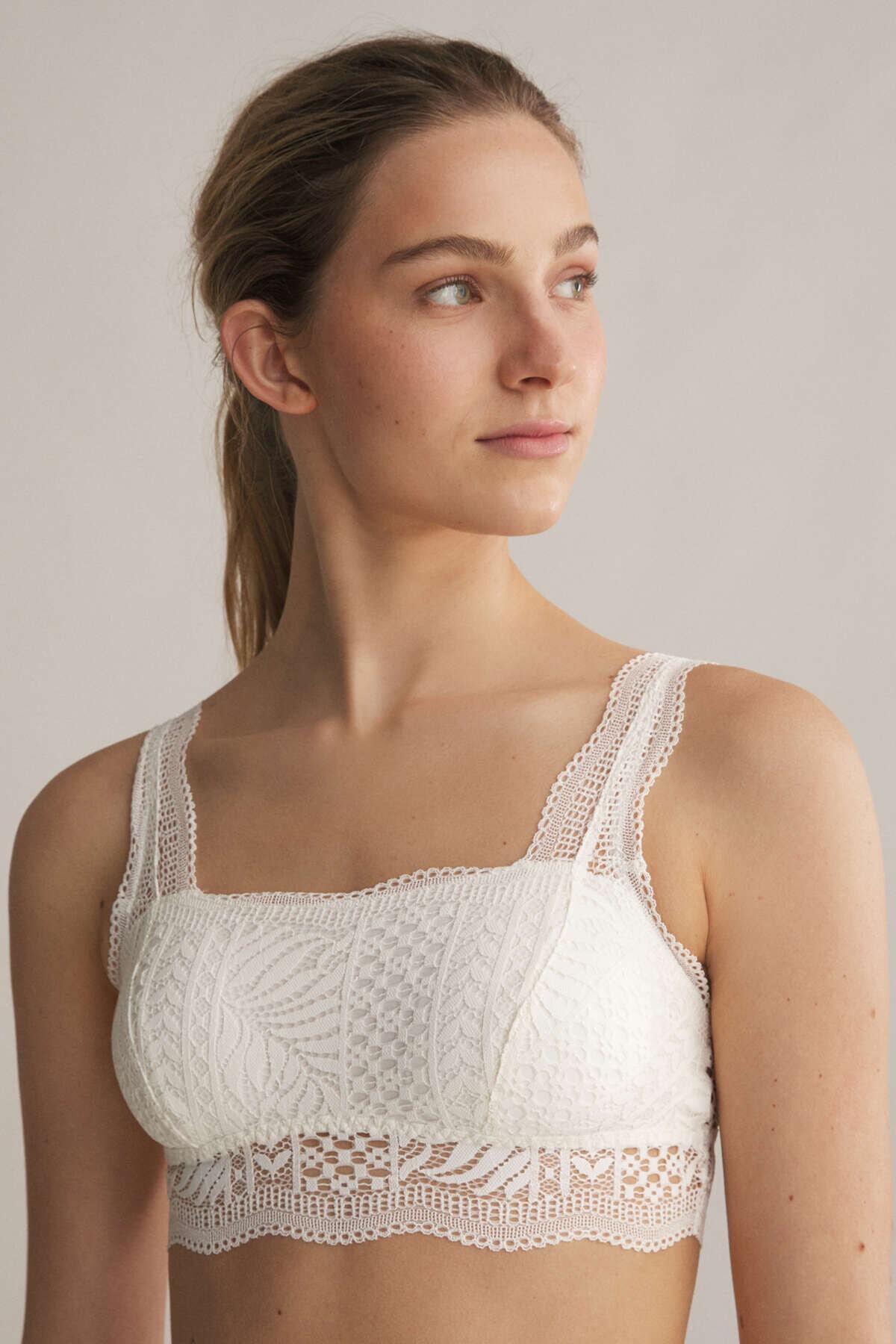 Oysho Kare Dekolteli Bralette Top