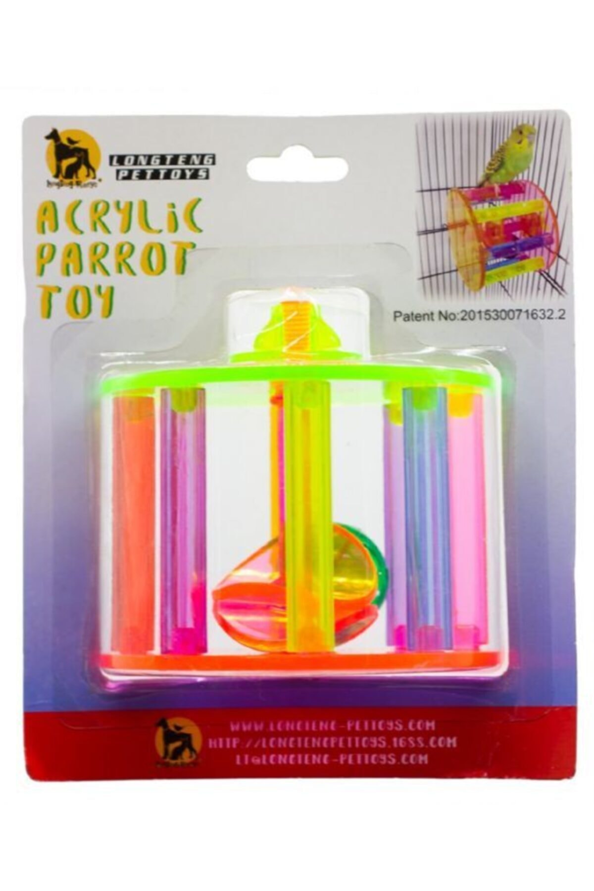 LONGTENG PETTOYS Longteng Kuşlar Için Lüx Akrilik Trapez Oyuncak