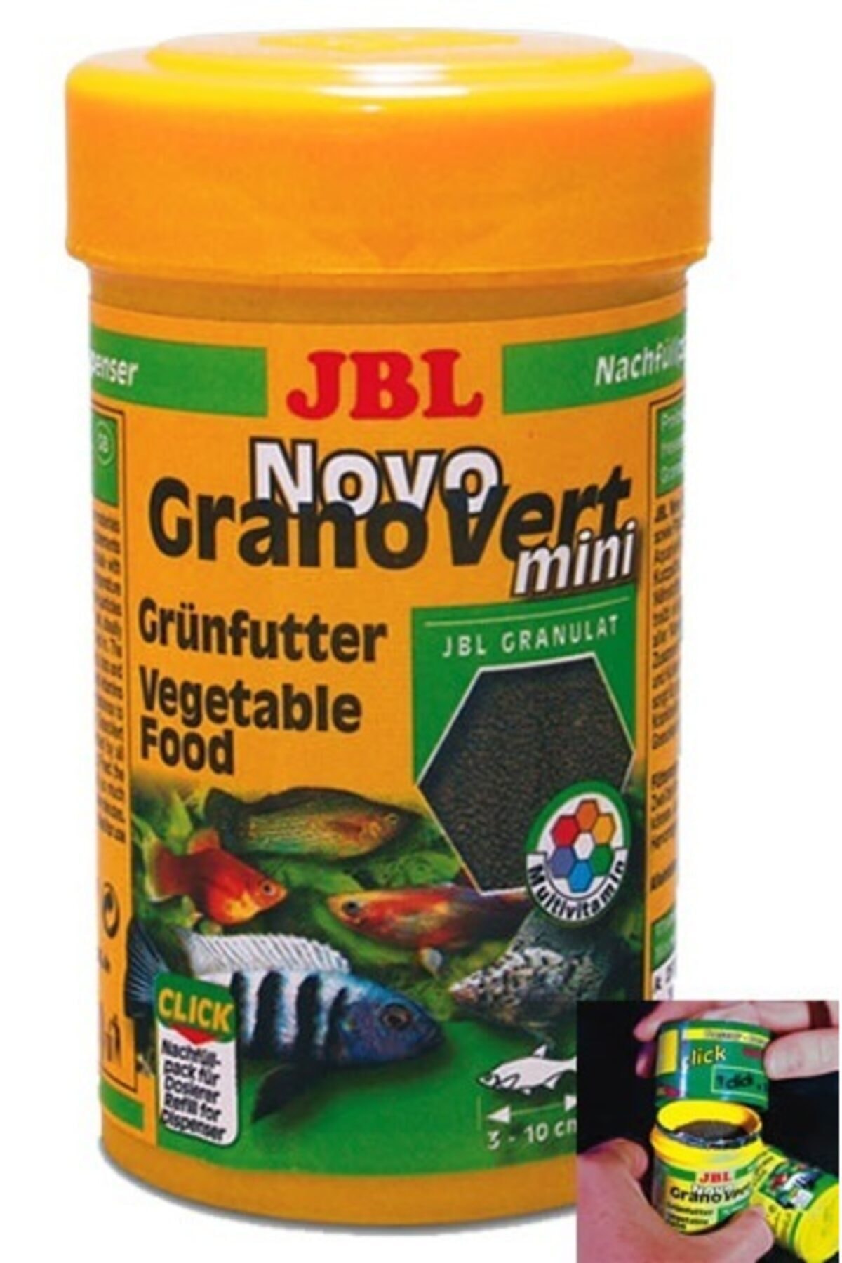 See Me Jbl Novogranovert Mını 100ml-40g. Granül Yem