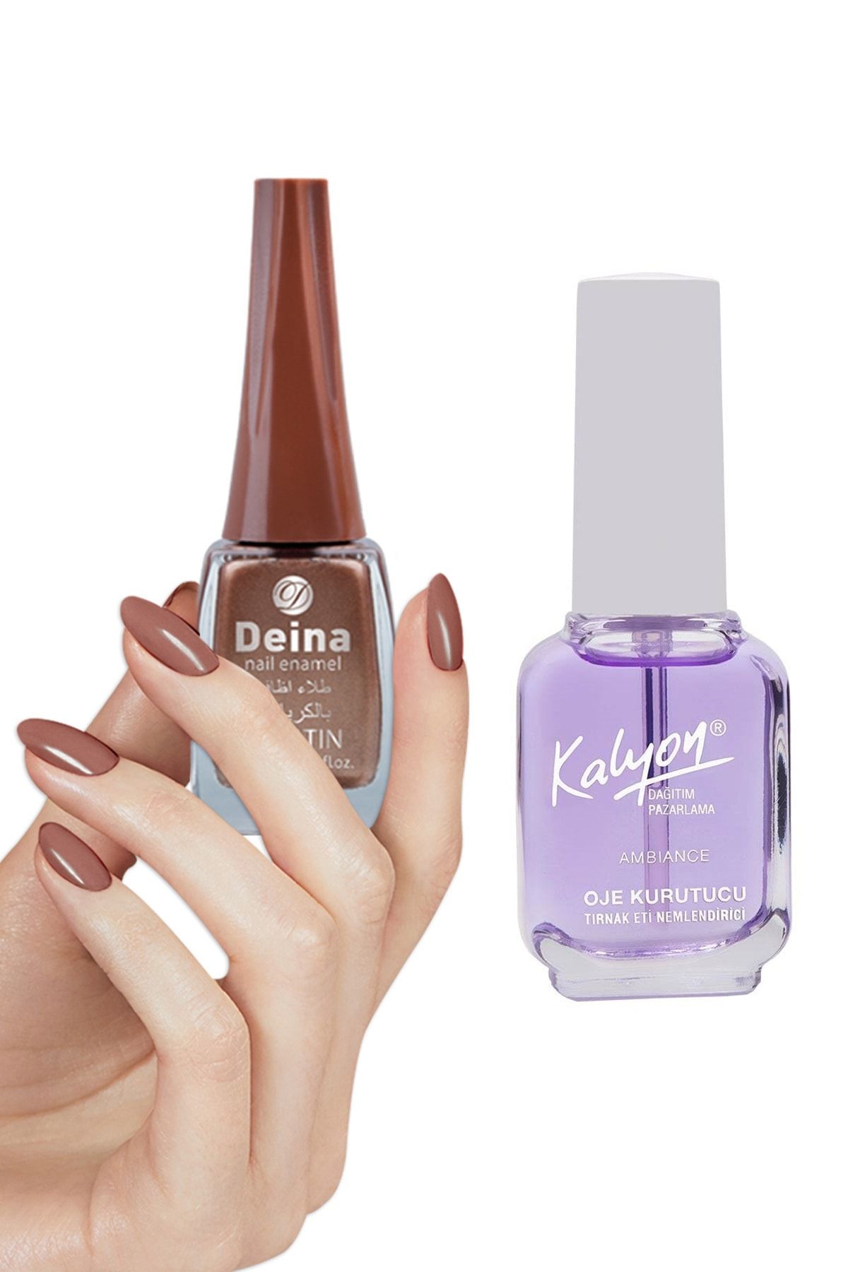 Kalyon Oje Kurutucu Sprey 17 Ml Ve Deina Keratinli Besleyici Oje 14 Ml No: 36